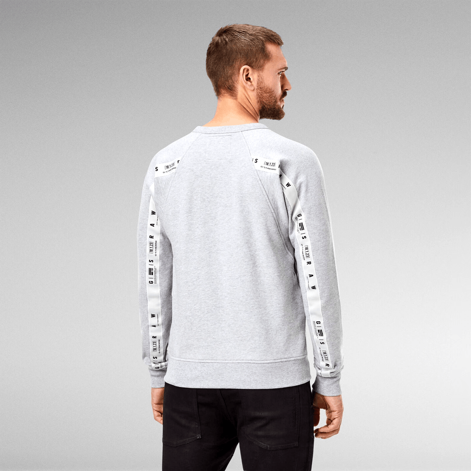 G-Star G-star Logo taping sweater grey Size US XL / EU 56 / 4 - 4 Thumbnail