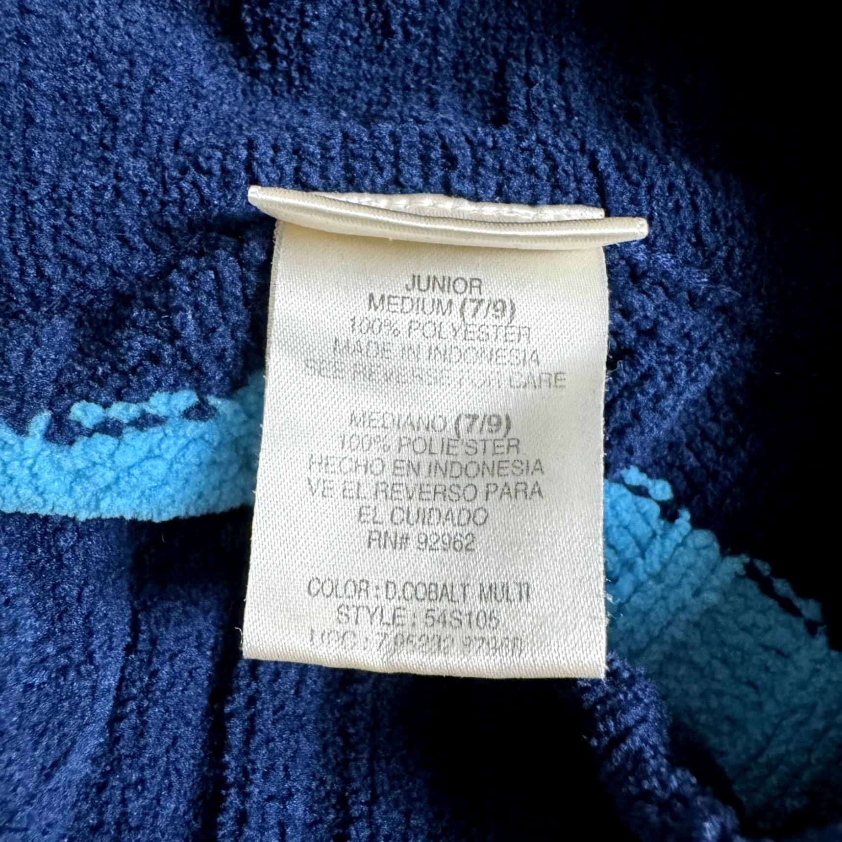 Vintage Y2K Vintage No Boundaries Chenille Mock Neck Sweater M Medium Blue Green Striped Womens Mens Girls Boys Size M / US 6-8 / IT 42-44 - 5 Thumbnail