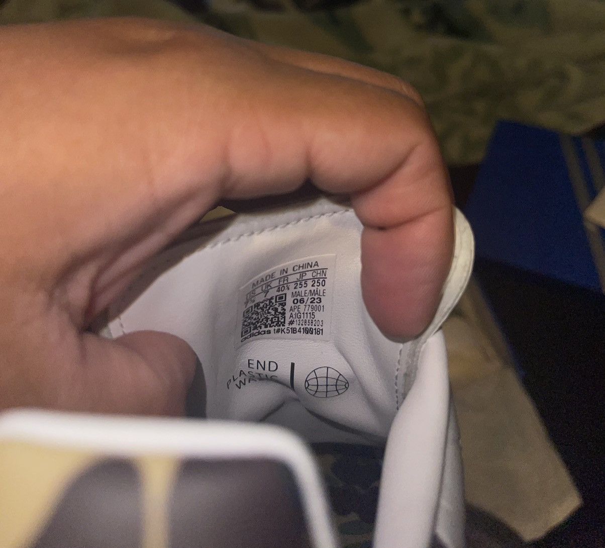 Adidas × Bape Bape x Stan Smith 30th Anniversary White (7.5) Size US 7.5 / EU 40-41 - 9 Thumbnail