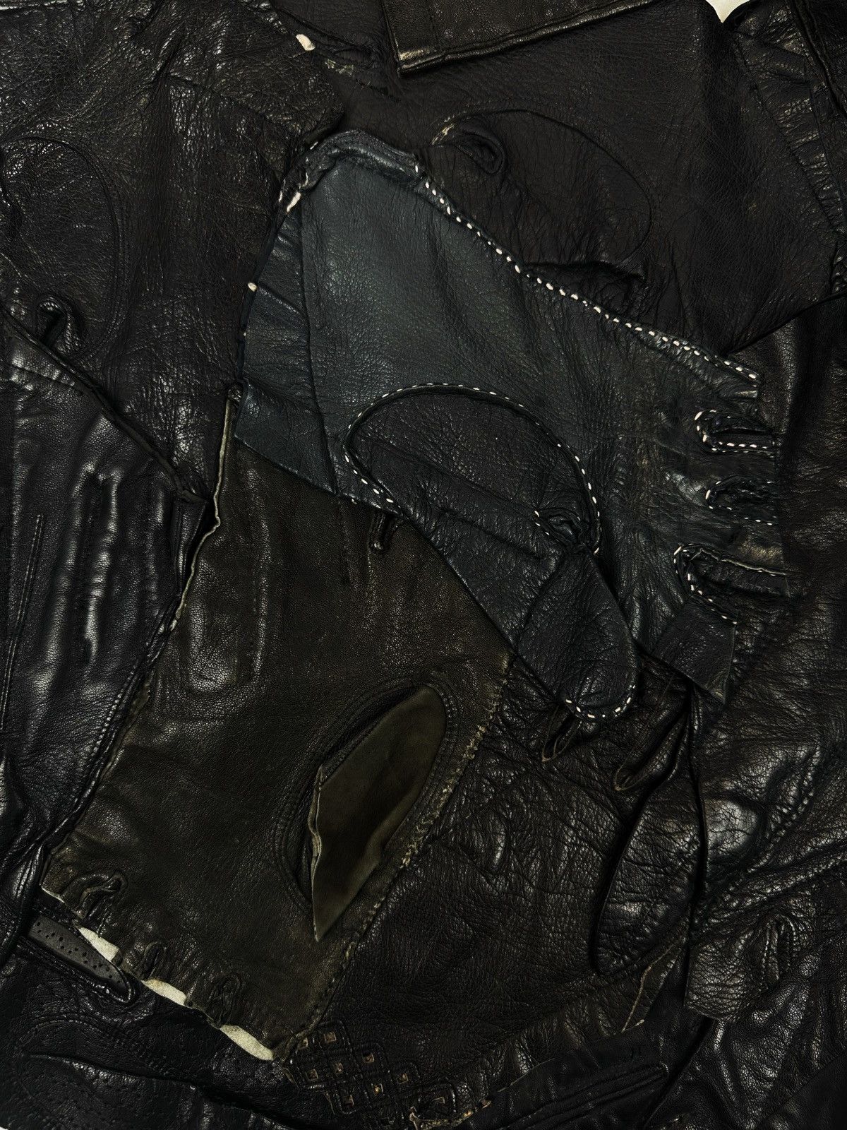 Maison Margiela 2001 Maison Margiela Artisanal 0 Leather ‘Glove’ Vest Size US S / EU 44-46 / 1 - 3 Thumbnail