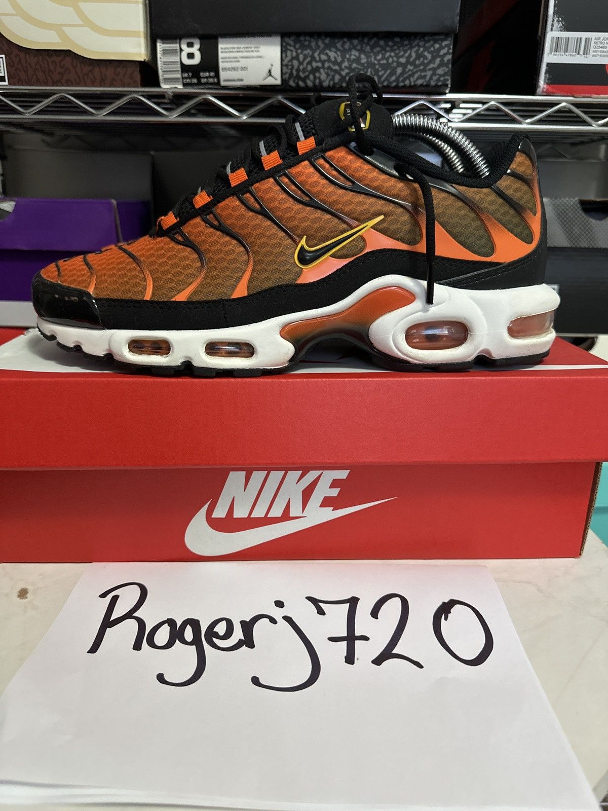 nike air max plus tn orange