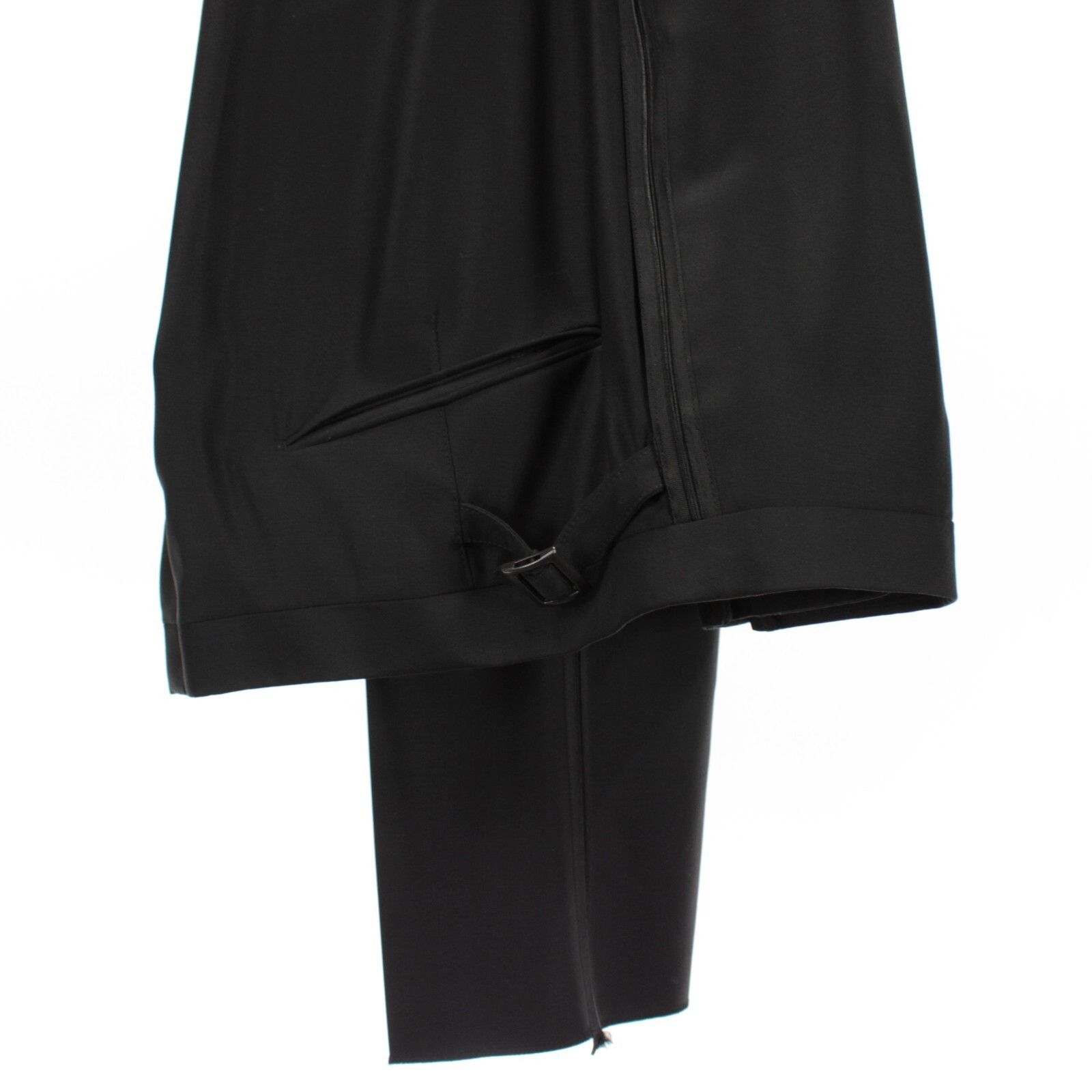 Boglioli Boglioli NWT Wool Two Piece Tuxedo Satin Peak Lapel Size 54R Size 44R - 3 Thumbnail