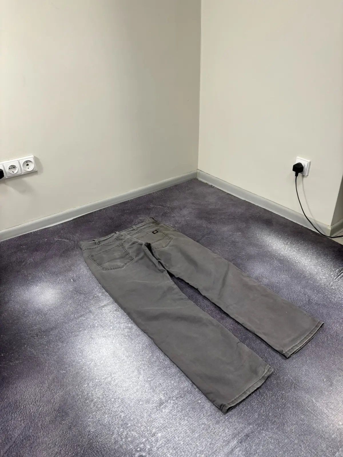 Dickies × Vintage Vintage Dickies Flex Work Gray American Hype Pants Size US 34 / EU 50 - 3 Thumbnail