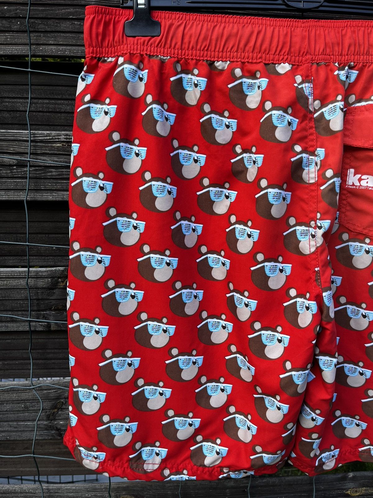 Kanye West × Takashi Murakami 🔴KANYE WEST x TAKASHI MURAKAMI RARE SHORTS 2007 STREETWEAR Size US 34 / EU 50 - 9 Thumbnail