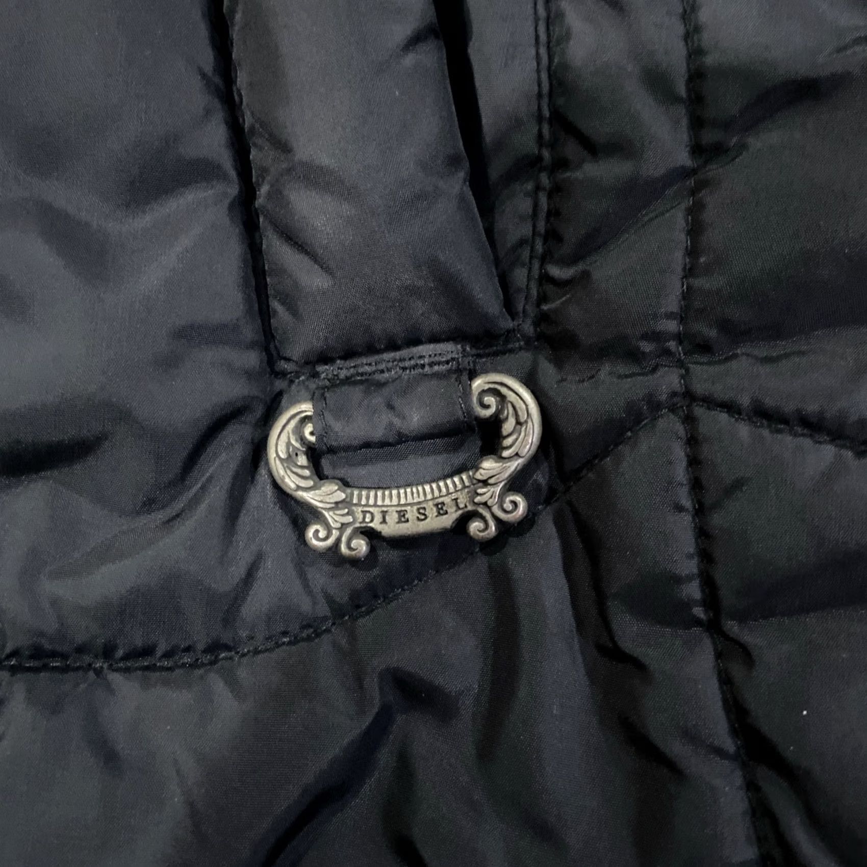 Diesel Diesel Womens Collared Puffer Jacket Size S Black Size S / US 4 / IT 40 - 6 Thumbnail