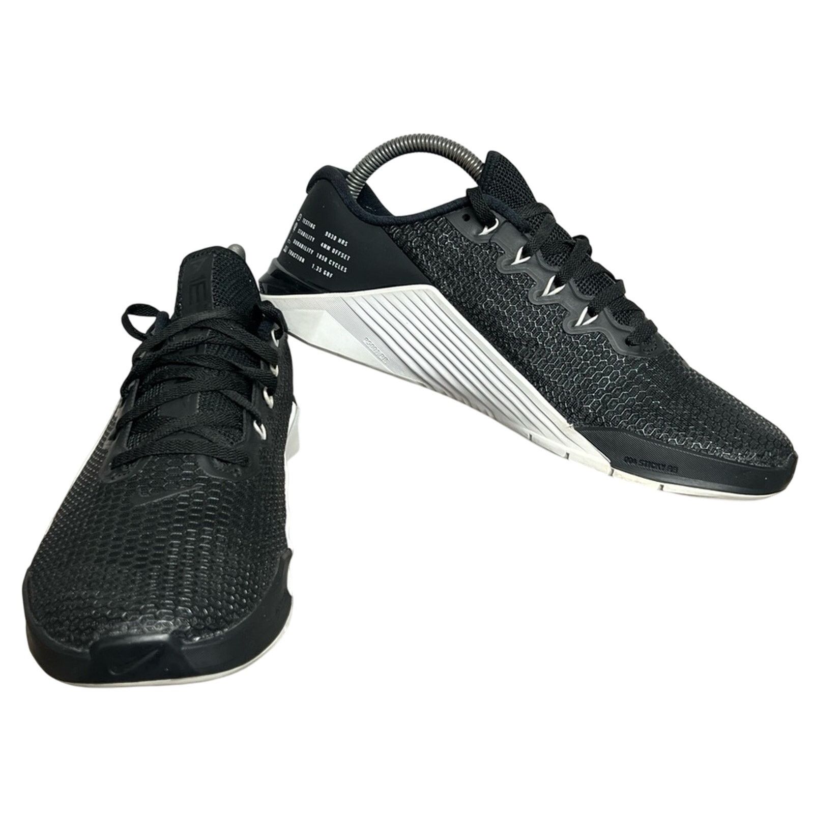 Nike Nike Metcon 5 Black White CrossFit Training Shoes Womens 9 Size US 9 / IT 39 - 3 Thumbnail
