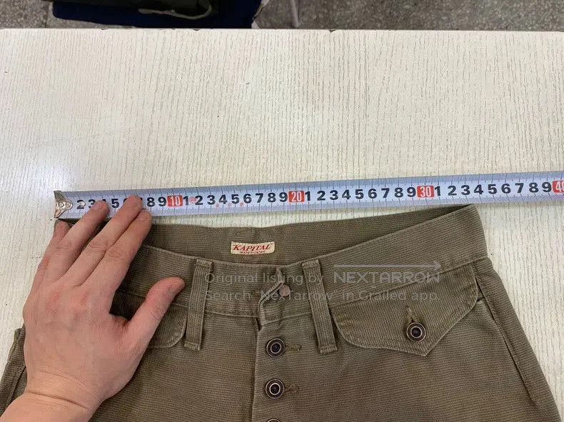 Kapital kapital women's high-waist pants size 1. Size US 33 - 1 Thumbnail