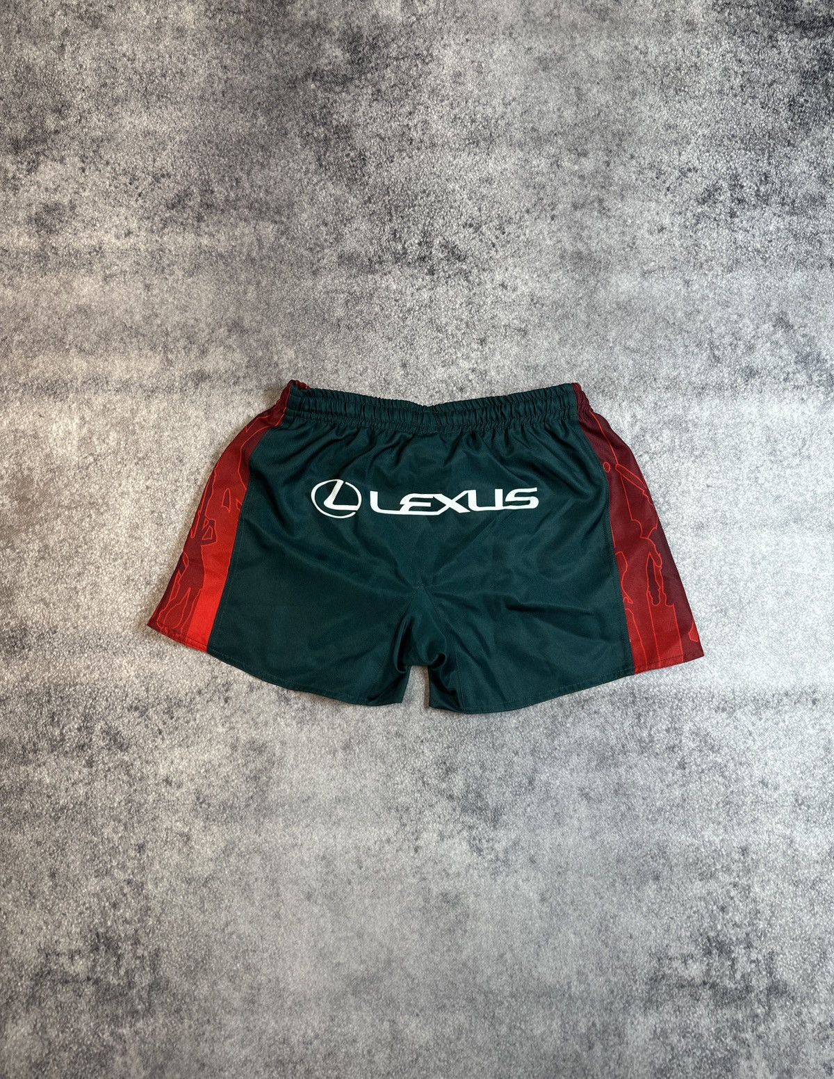Vintage Vintage Lexus Big Back Logo Rugby Shorts Rare Vintage Y2K XL Size US 36 / EU 52 - 1 Thumbnail