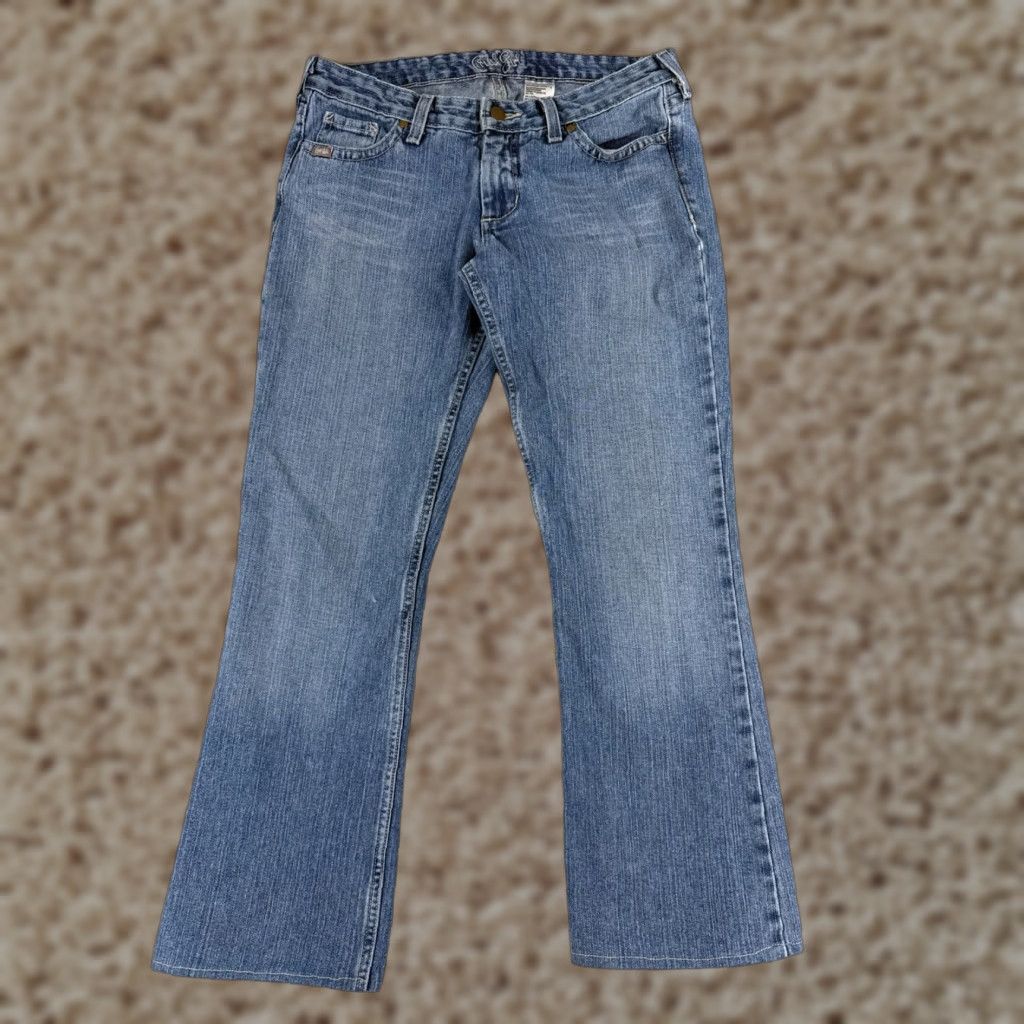 Cruel Girl Jeans Womens Bootcut Blue Denim 28x27 100% Cotton Embroidered 7 Regular
