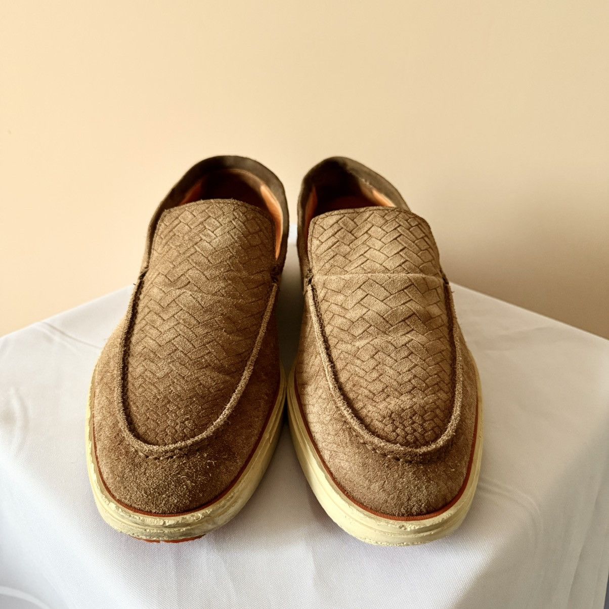 Santoni Santoni Suede Loafer Dress Shoes Size US 9.5 / EU 42-43 - 3 Thumbnail