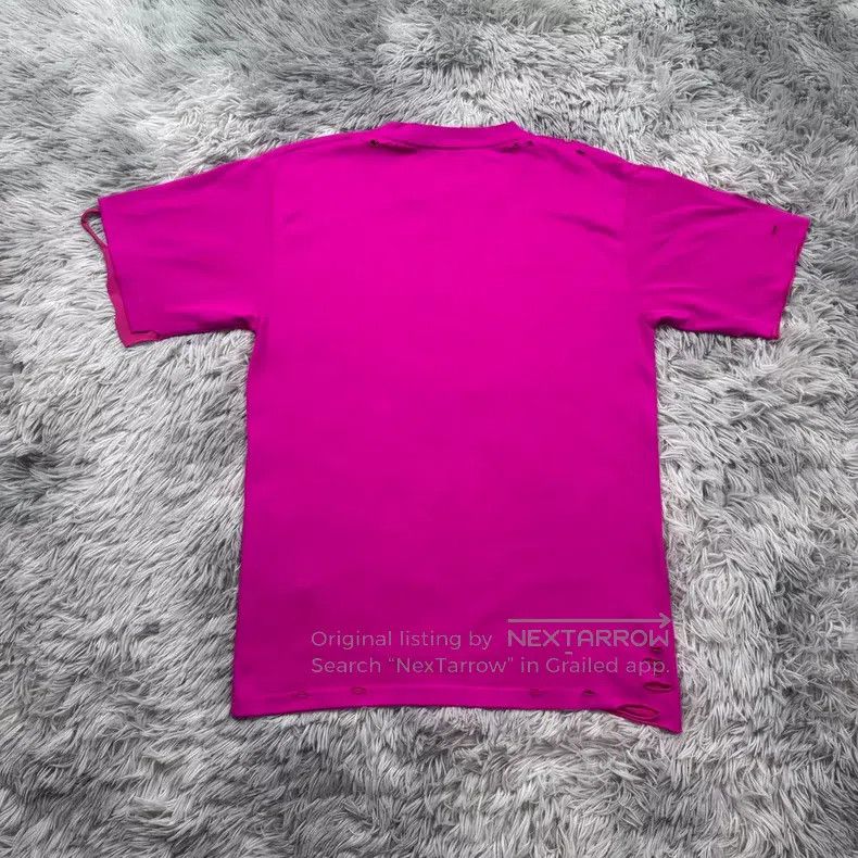 Balenciaga Balenciaga Slogan Destruction Short Sleeve Size US M / EU 48-50 / 2 - 4 Thumbnail
