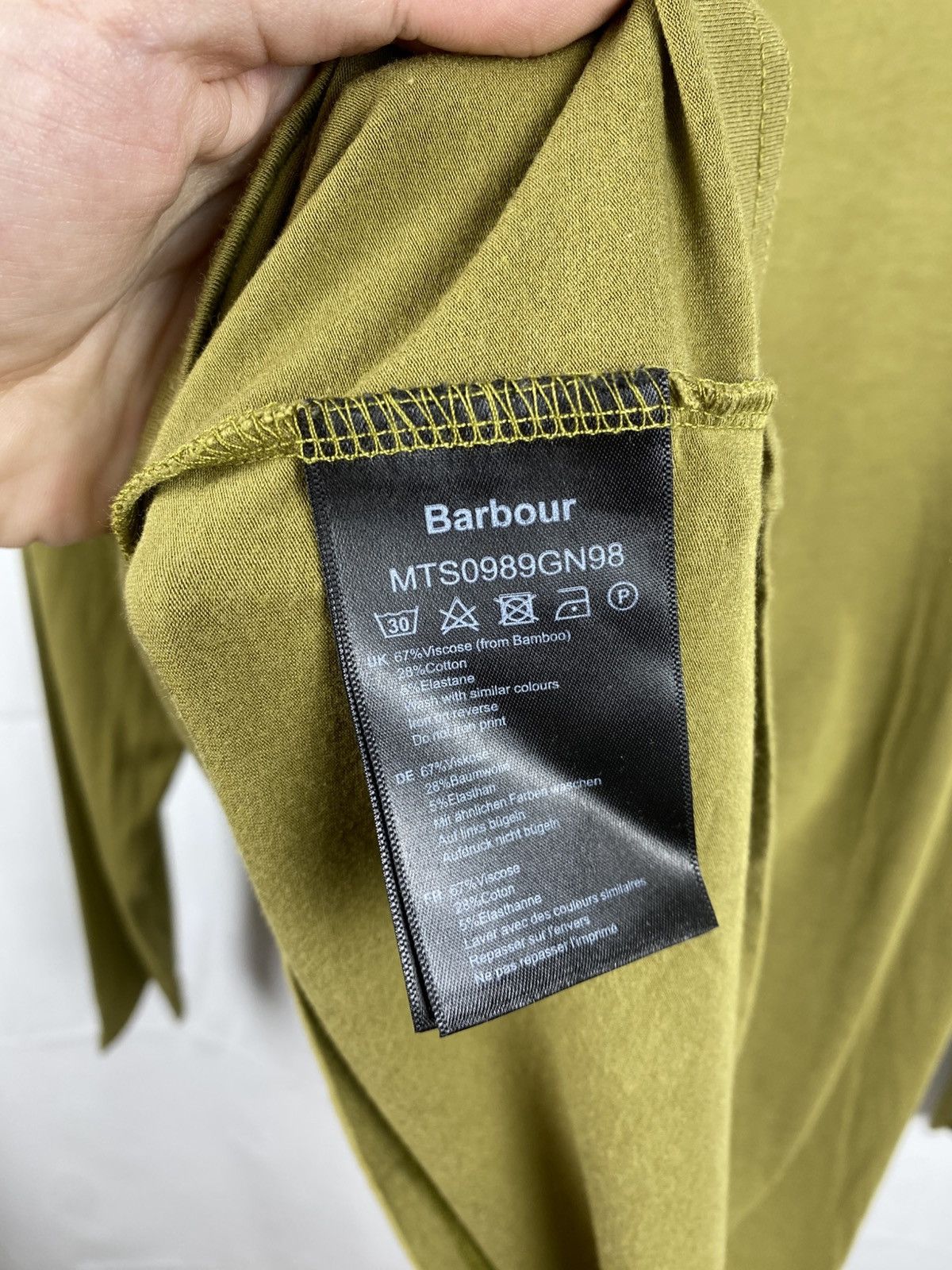 Barbour Barbour Men Longsleeve Viscose-Cotton Logo size M Size US M / EU 48-50 / 2 - 6 Thumbnail
