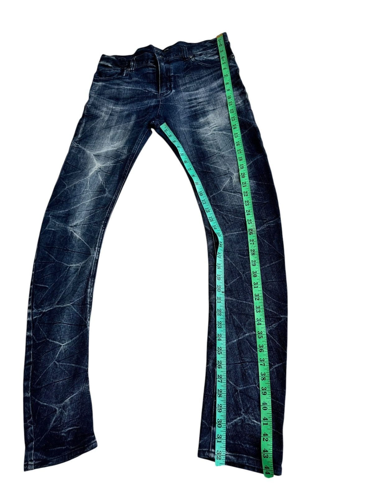 semanticdesign 🔥Vintage Japanese Brand Semantic Design Curve Leg slim Jeans Size US 31 - 12 Thumbnail