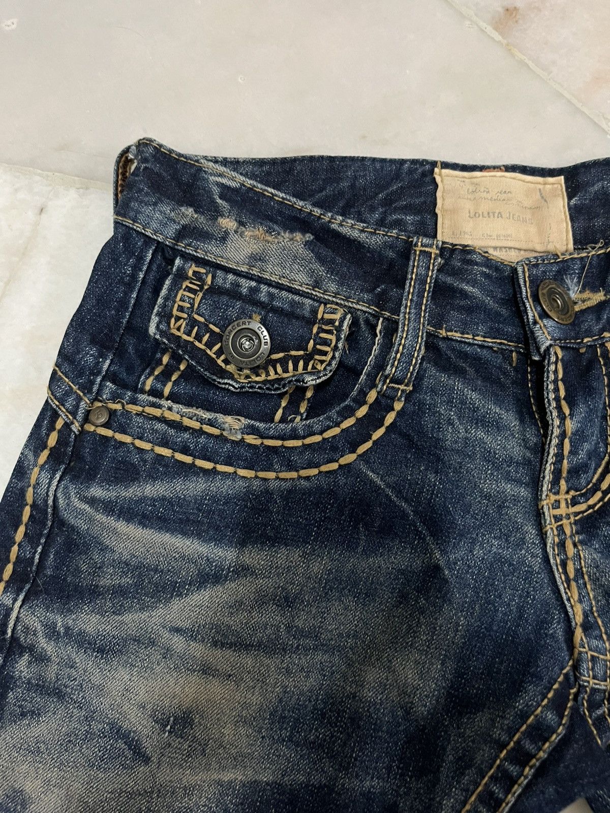 Japanese Brand Yoshitomo Nara Lolita jeans denim Size 29" - 7 Thumbnail