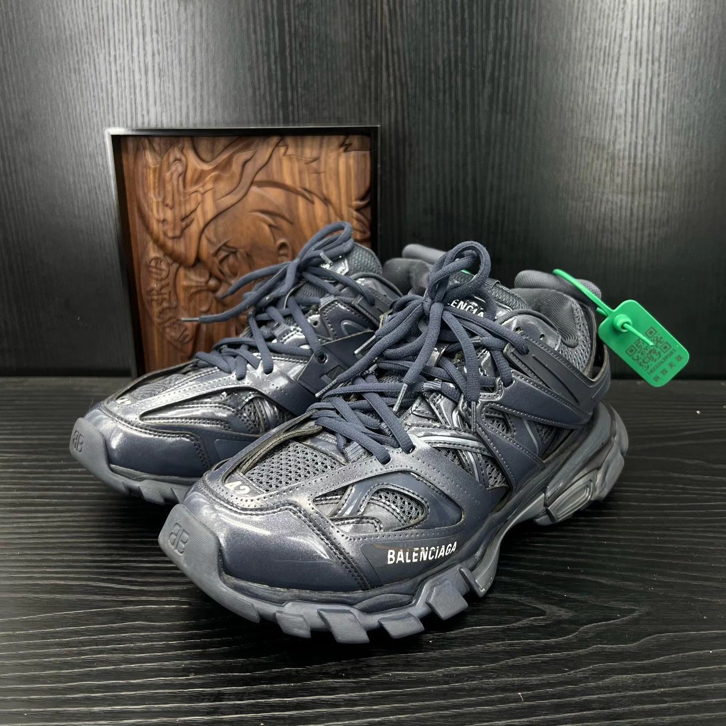 Balenciaga Balenciaga Track Deep Blue 42 New Original Box Size US 9 / EU 42 - 1 Thumbnail