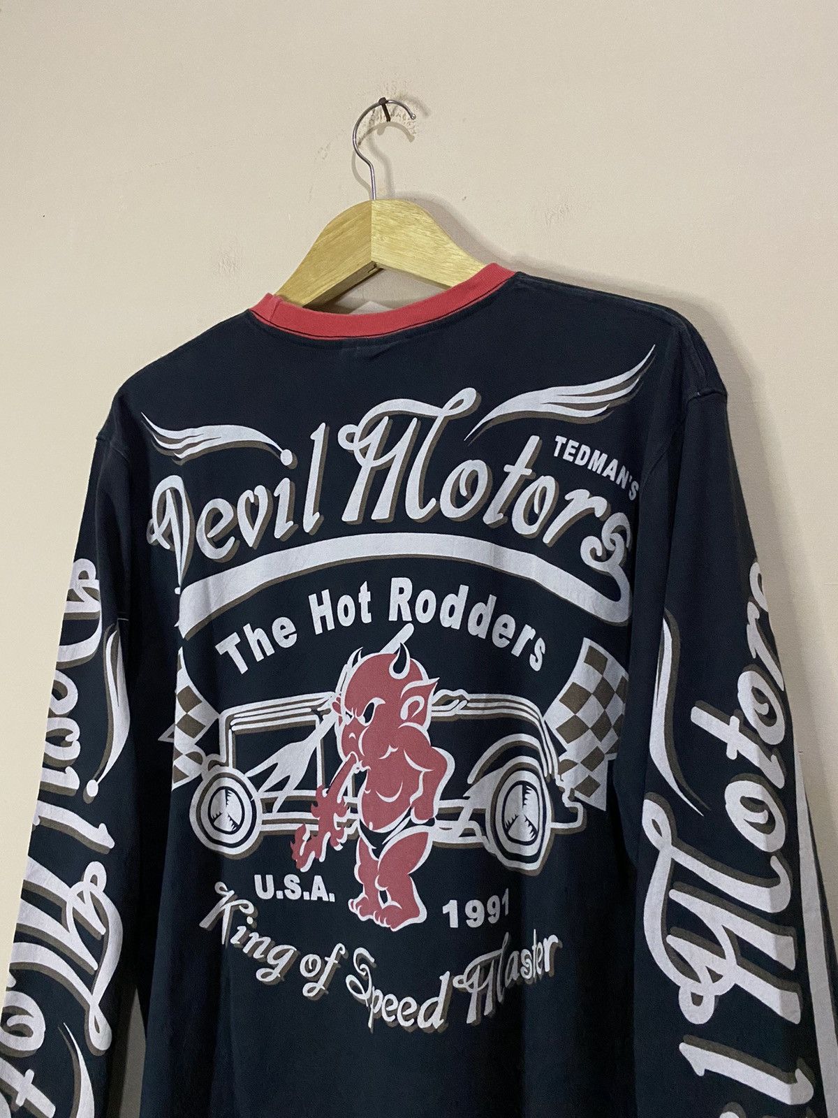 Tedman Rare Tedman Company “Devil Motors” Long Sleeve Size US M / EU 48-50 / 2 - 12 Thumbnail