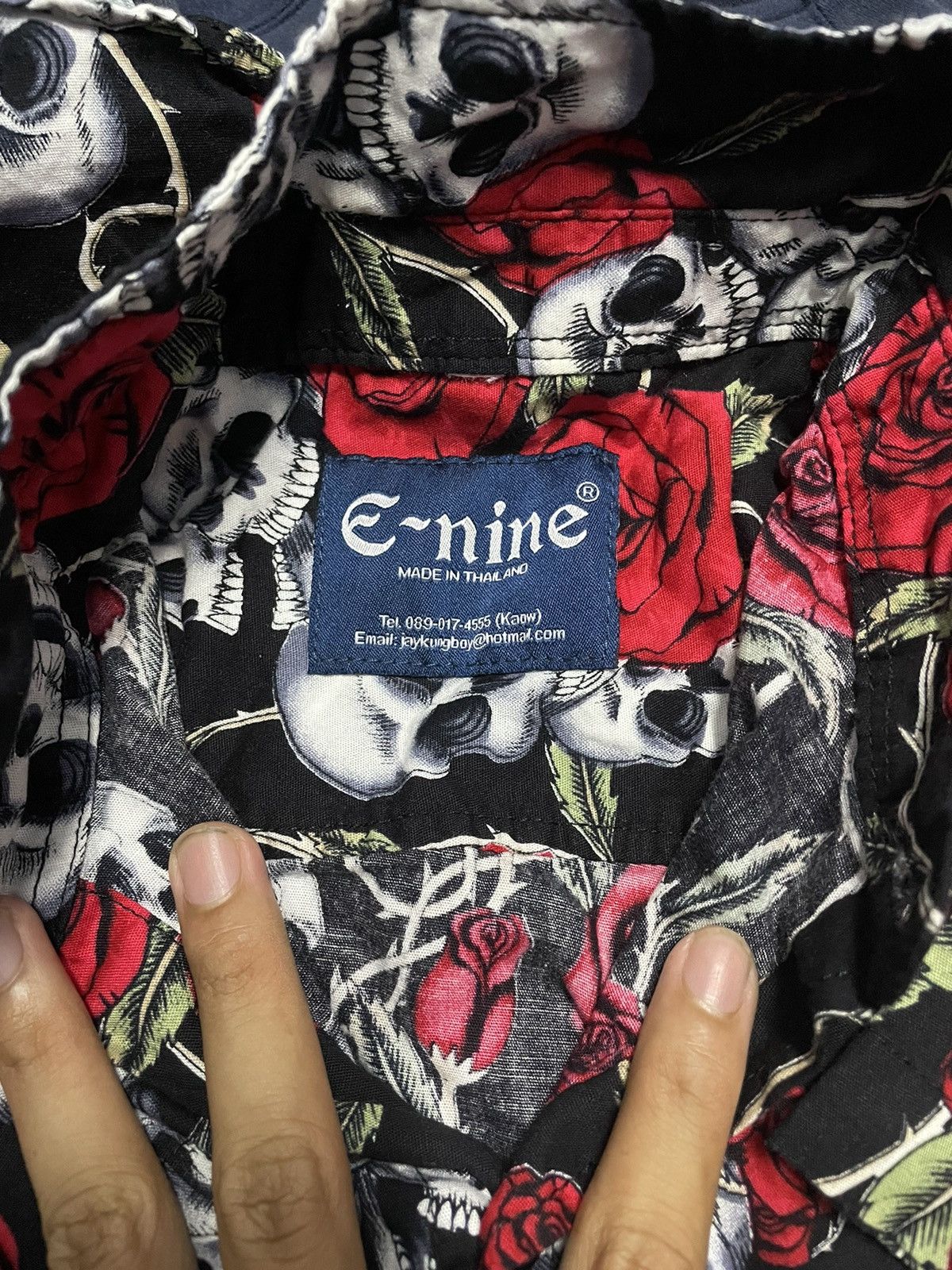 If Six Was Nine SKULL BUTTON UP SHIRT Size US S / EU 44-46 / 1 - 4 Thumbnail