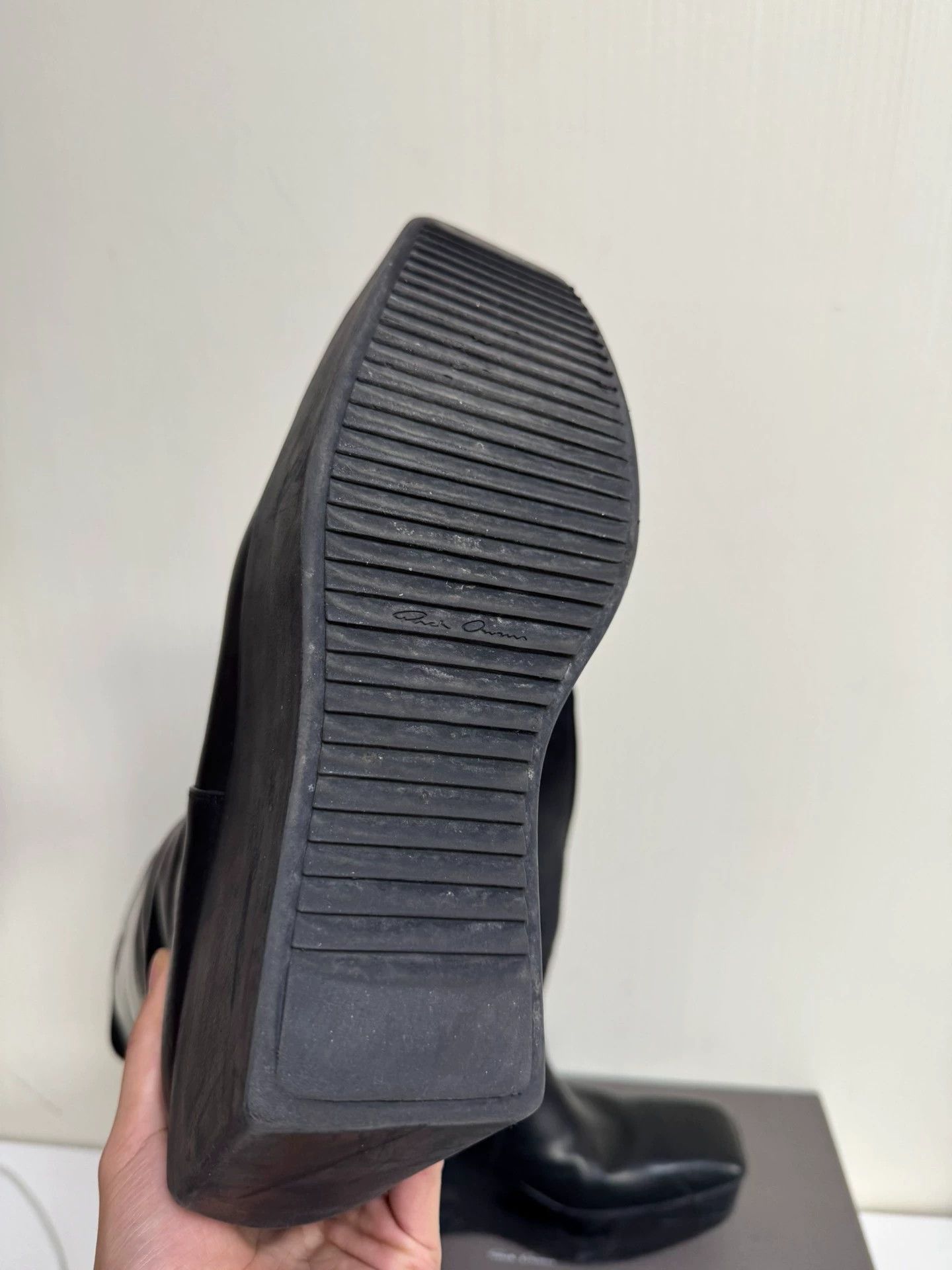 Rick Owens Rick Owens Silver Platform Cowboy Boots - Size 45 Size US 12 / EU 45 - 5 Thumbnail