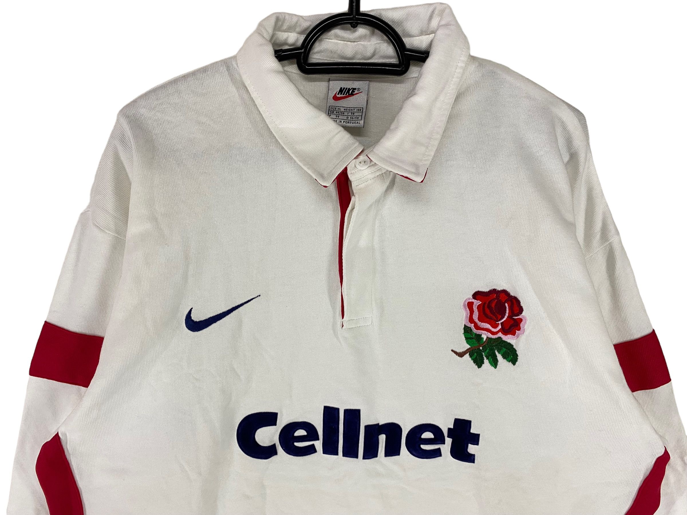 Nike × Vintage 90s England deadstock Celnett rugby jersey Size US XL / EU 56 / 4 - 3 Thumbnail
