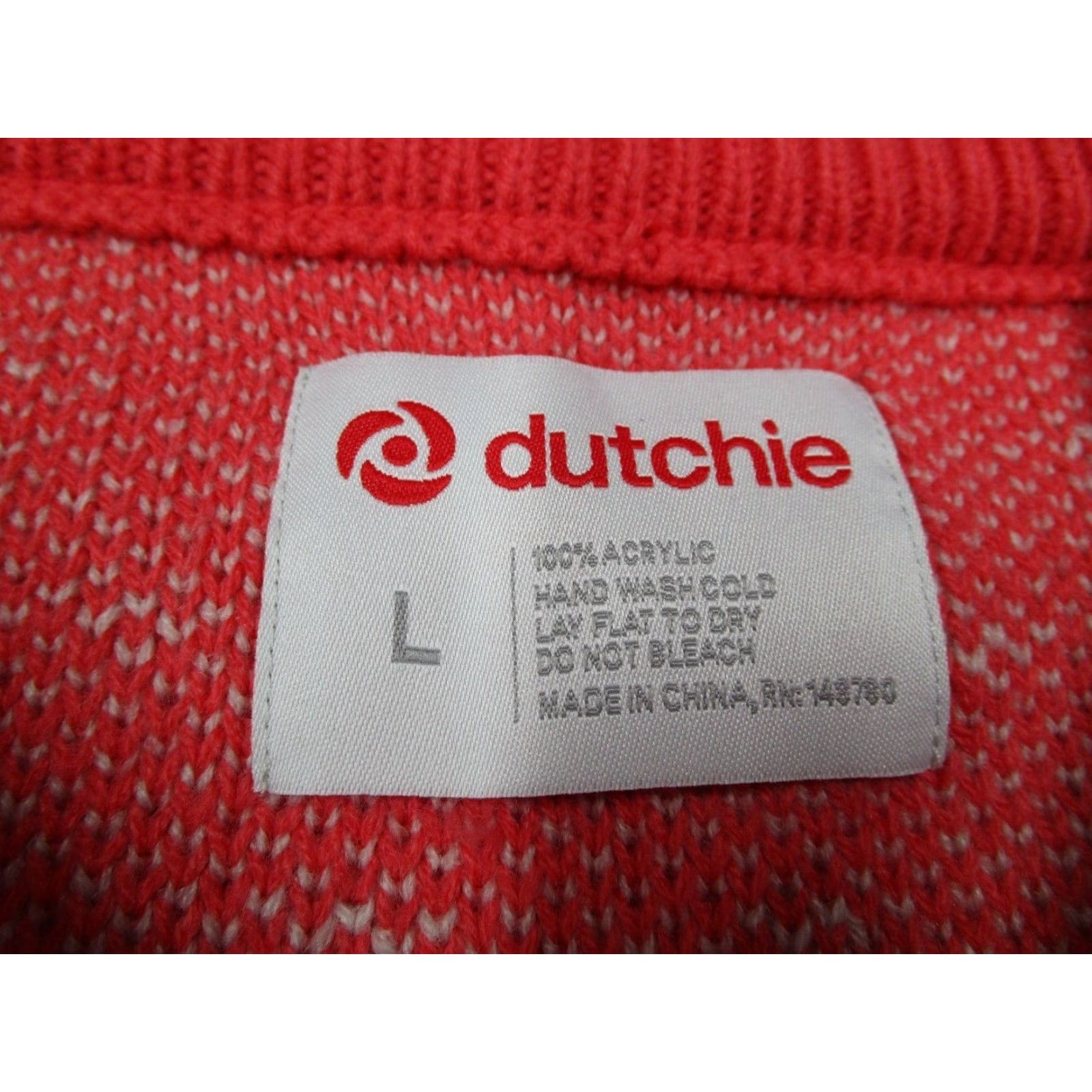 Pinko VINTAGE Dutchie Pullover Sweater Men Large Pink Acrylic Geometric Fair Isle Casual All Seasons Size US L / EU 52-54 / 3 - 3 Thumbnail