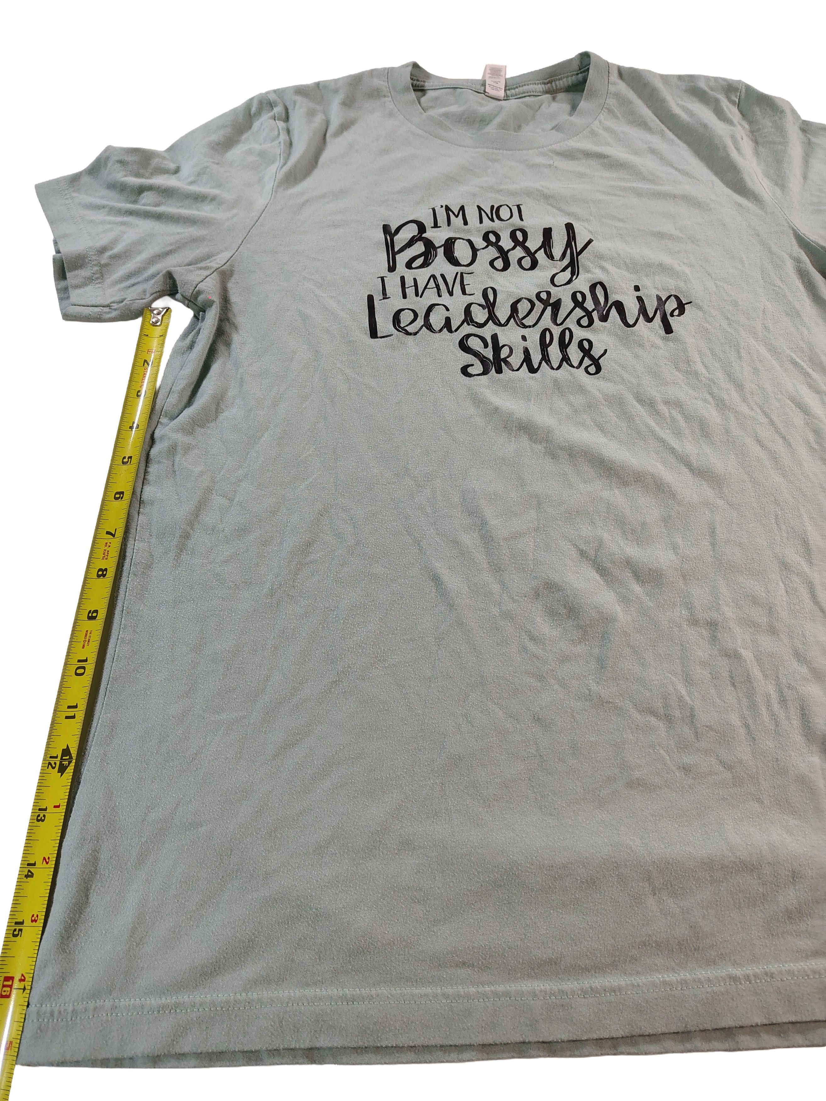 Other Women's "I'm Not Bossy I Have Leadership Skills" T-Shirt Size L / US 10 / IT 46 - 6 Thumbnail