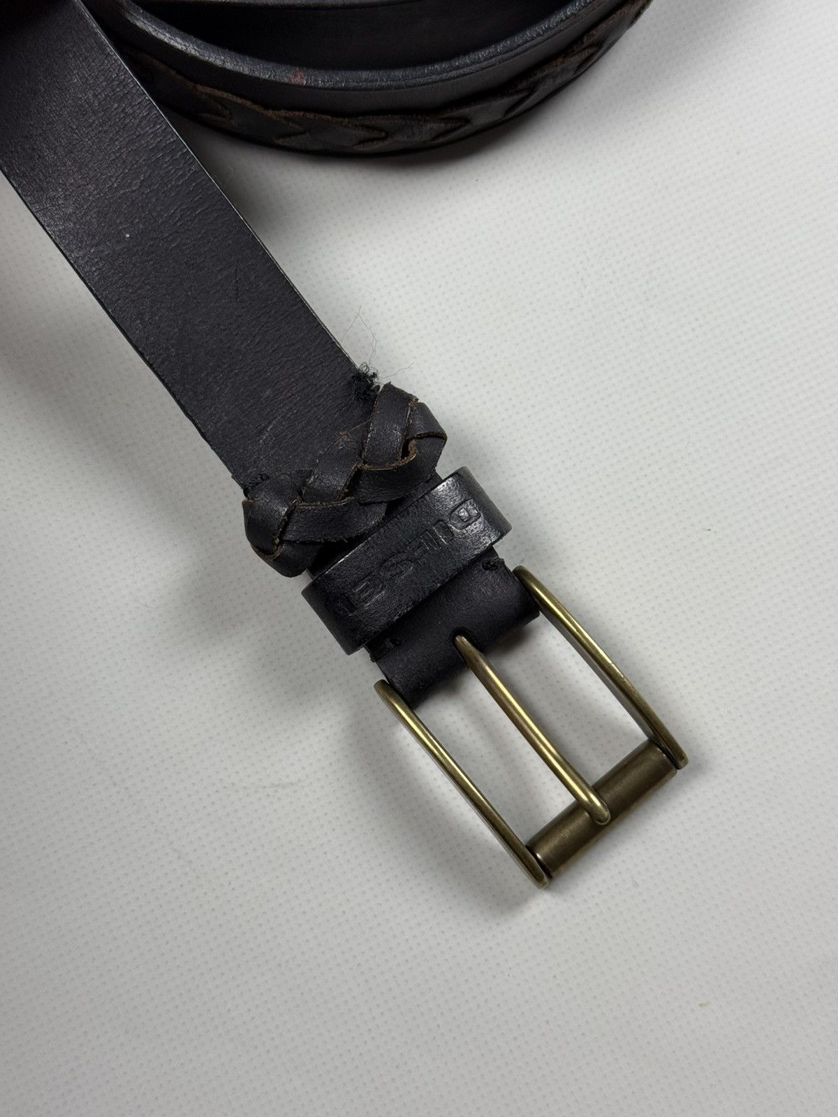 Diesel Diesel Vintage Leather Y2K Western Belt Size 95 Cm / 38 In Size 38 - 3 Thumbnail
