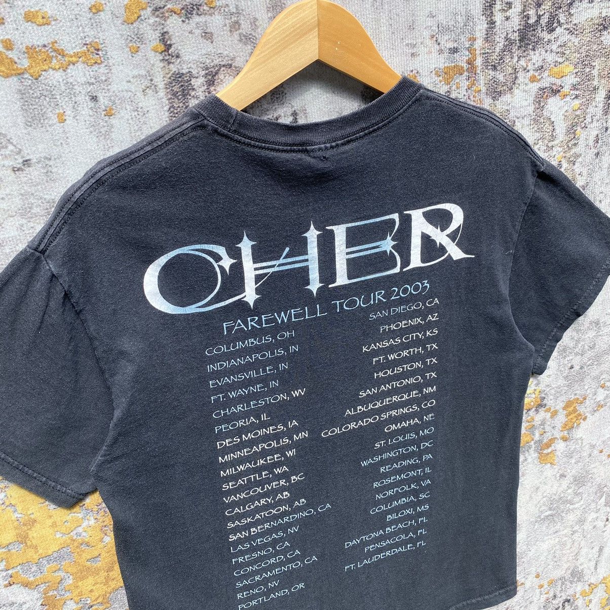 Band Tees Vintage Cher Farewell Tour 2003 Shirt American Singer Size US S / EU 44-46 / 1 - 5 Thumbnail