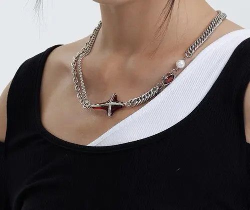 Designer × Vintage Retro punk necklace Size ONE SIZE - 3 Thumbnail