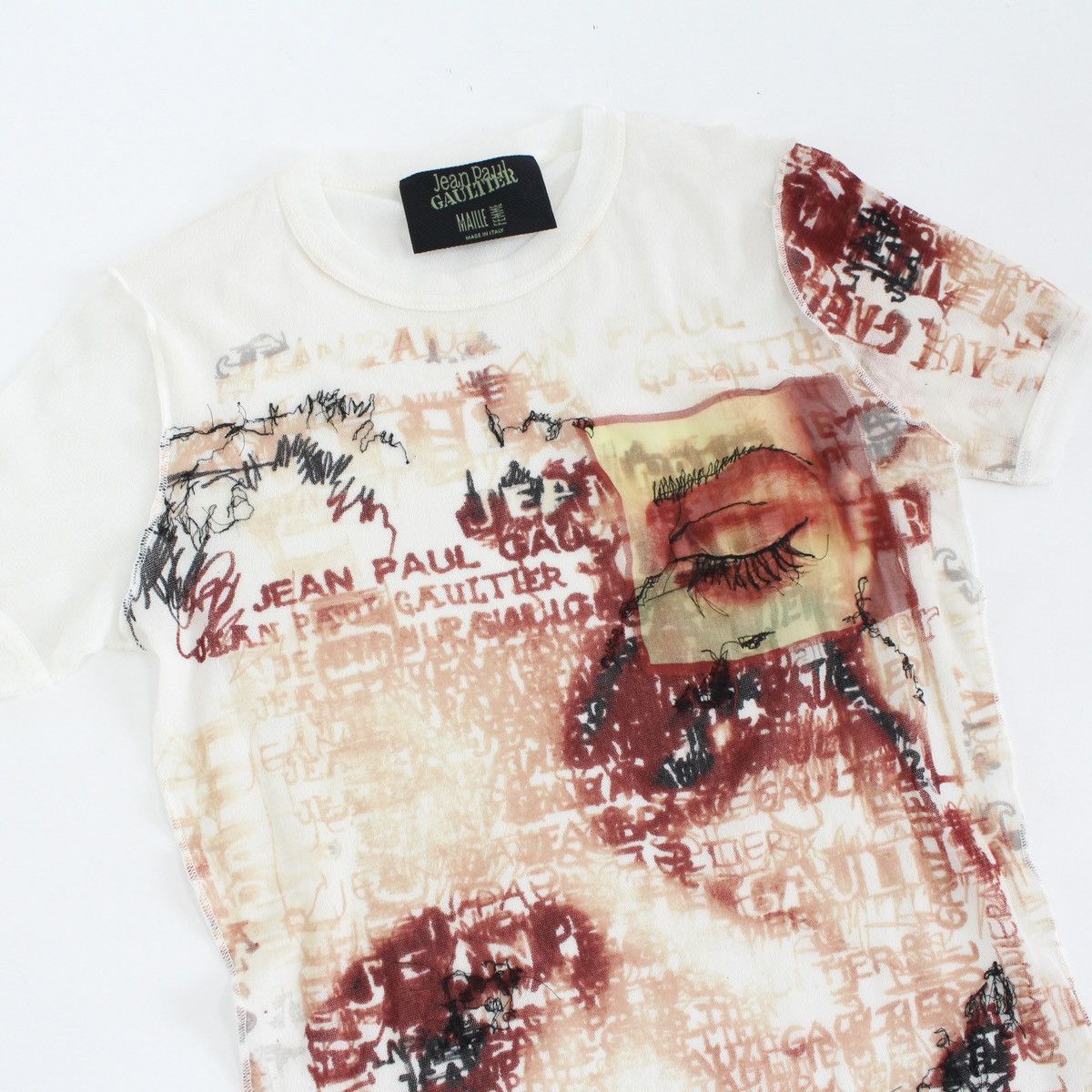 Jean Paul Gaultier JEAN PAUL GAULTIER SS 2002 MESH TOP Size S / US 4 / IT 40 - 3 Thumbnail