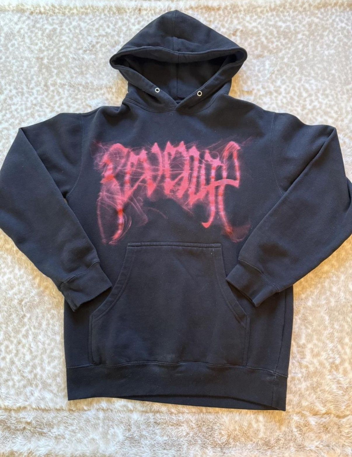 Revenge Revenge Young Thug Smoke Skull Hoodie Black/Red Size US S / EU 44-46 / 1 - 1 Thumbnail