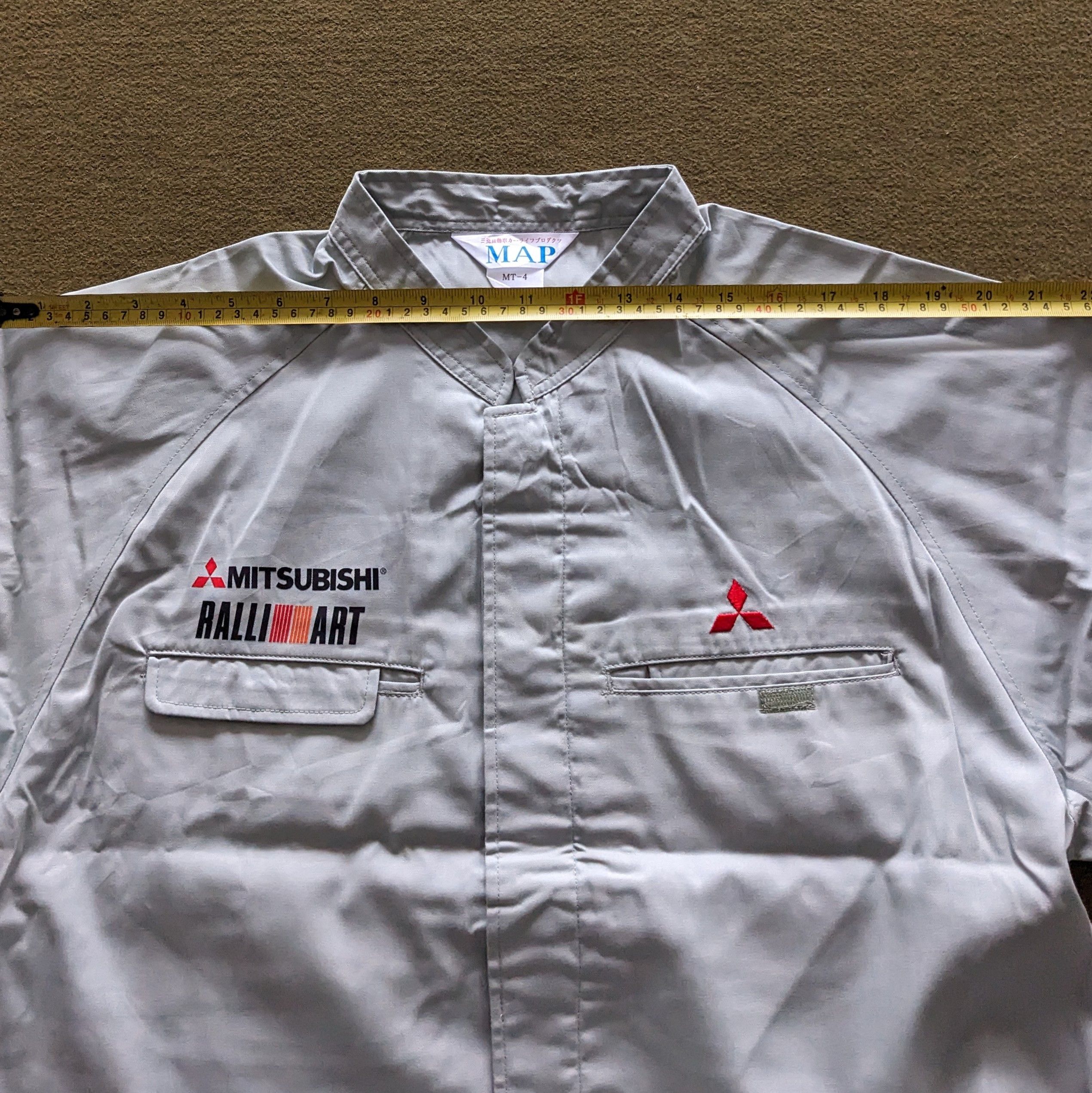 Other Vintage MITSUBISHI RALLI ART Racing Uniform Workers Jacket Size US L / EU 52-54 / 3 - 5 Thumbnail