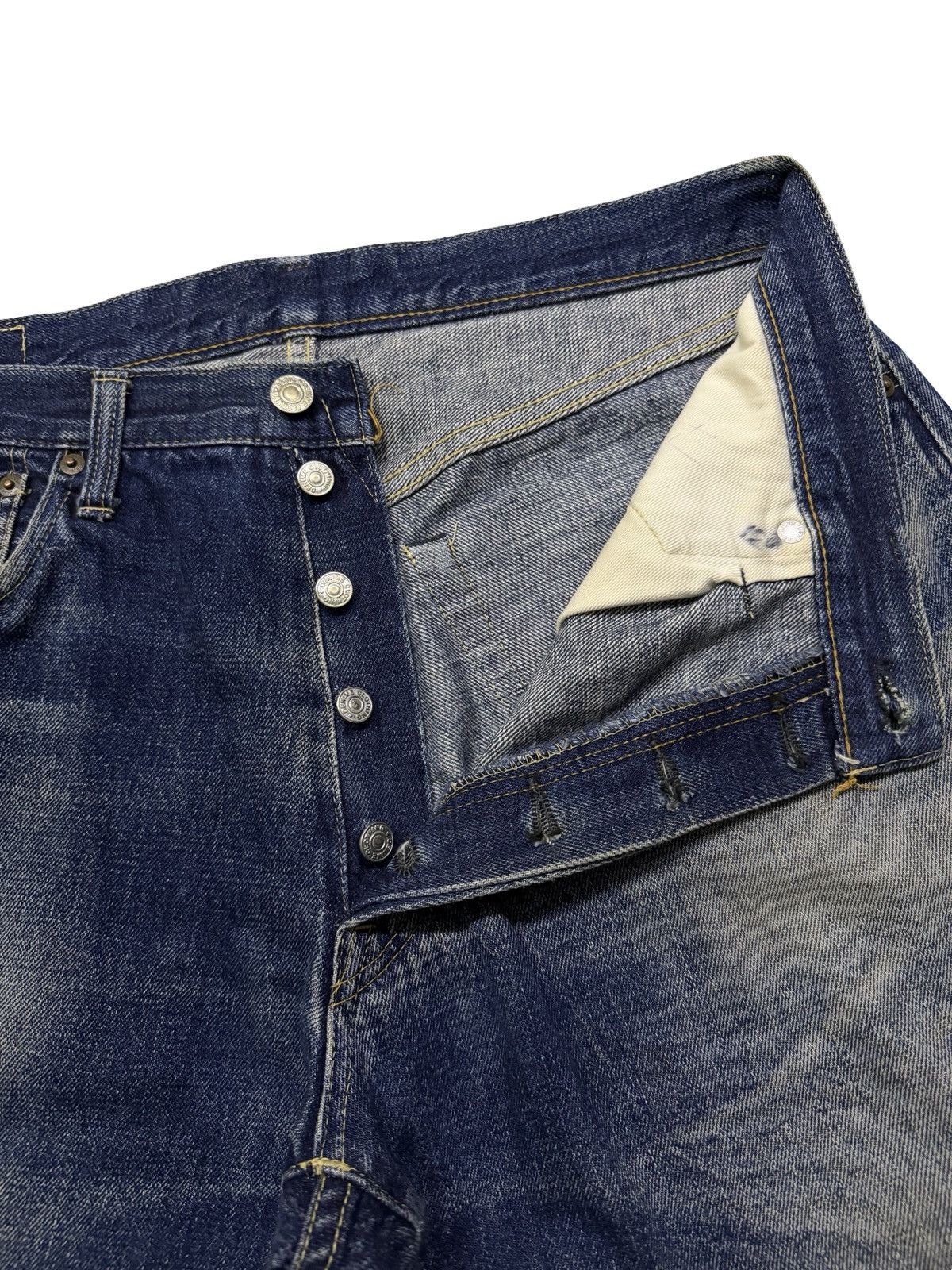 Denime Vintage 90s Denime Selvedge Denim Jeans Made in Japan | W33 Size US 33 - 9 Thumbnail