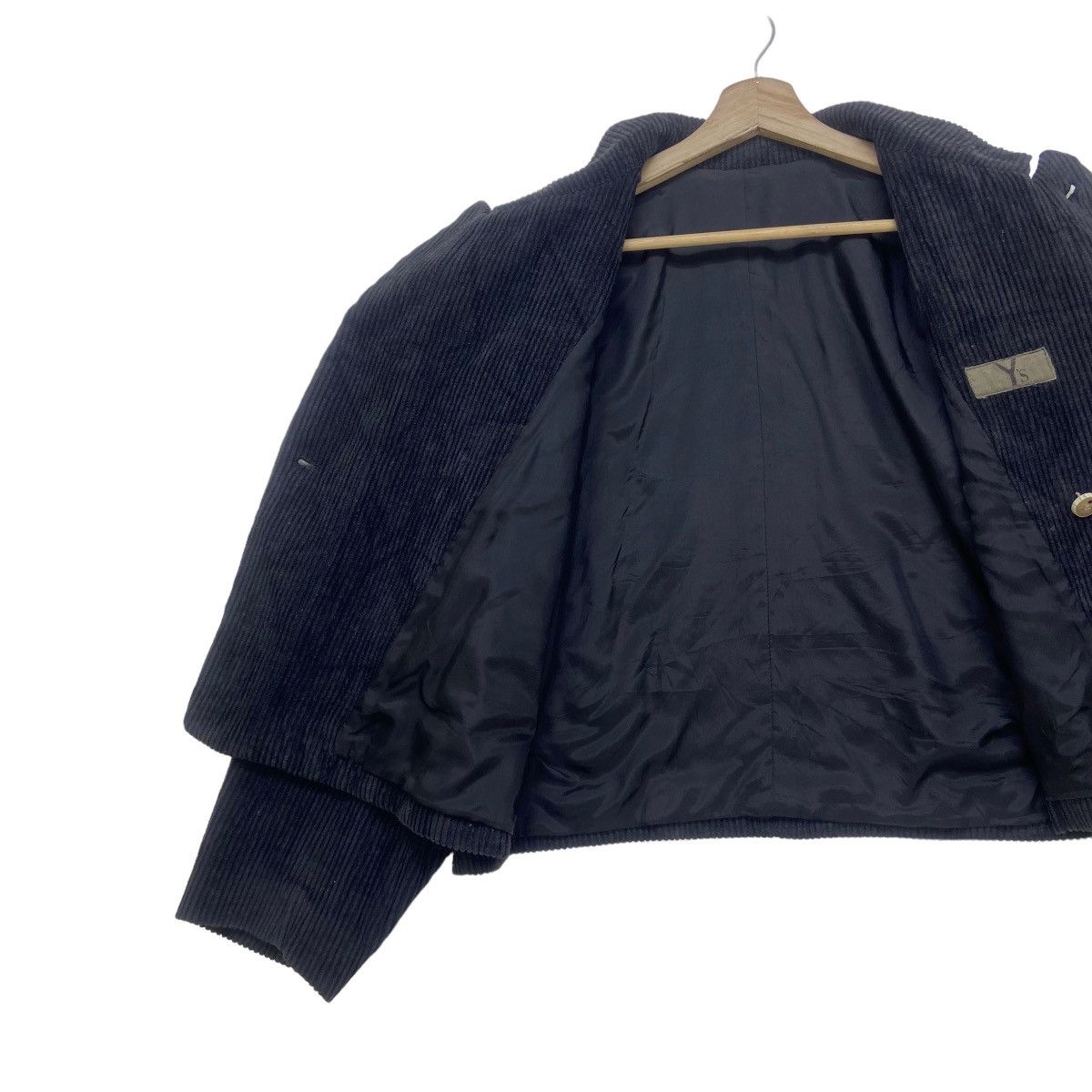 Yohji Yamamoto Vintage 80s Y’s Yohji Yamamoto Corduroy Cropped Jacket Size US M / EU 48-50 / 2 - 13 Thumbnail