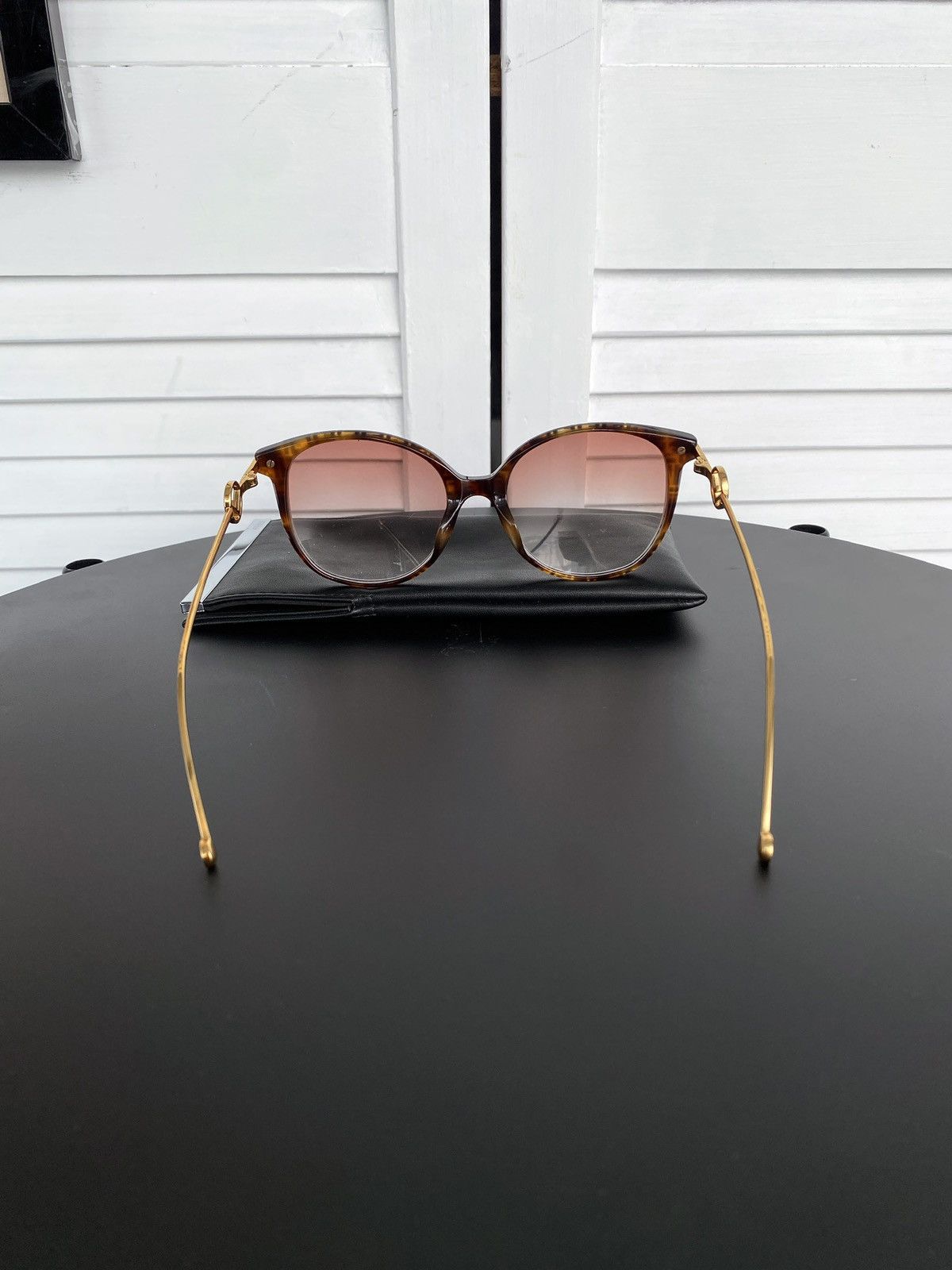 Fendi Fendi Eyeglasses Dark Havana FF0425/F086 140 Optical Glasses Size ONE SIZE - 13 Thumbnail