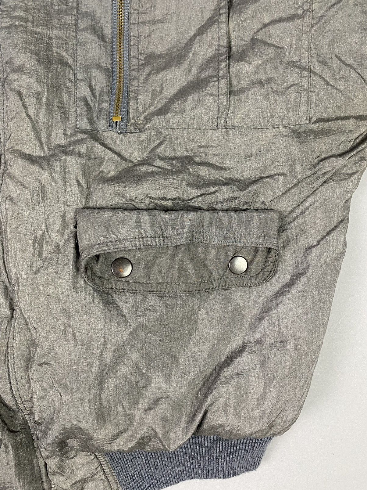 Vintage Vintage Quilted Nylon Bomber Jacket - Rare Yellow Lining Size US M / EU 48-50 / 2 - 3 Thumbnail