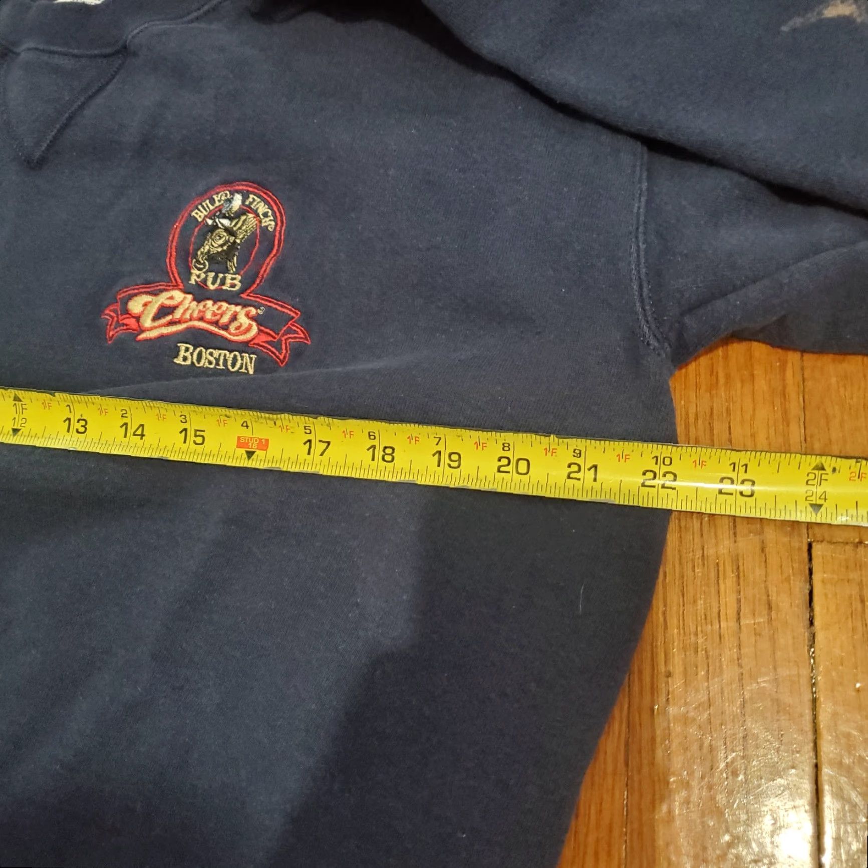 Lee VINTAGE Lee Sweatshirt Crew Neck Pullover USA 90s Graphic Embroidered Navy Blue Medium Unisex Adults Size US M / EU 48-50 / 2 - 6 Thumbnail