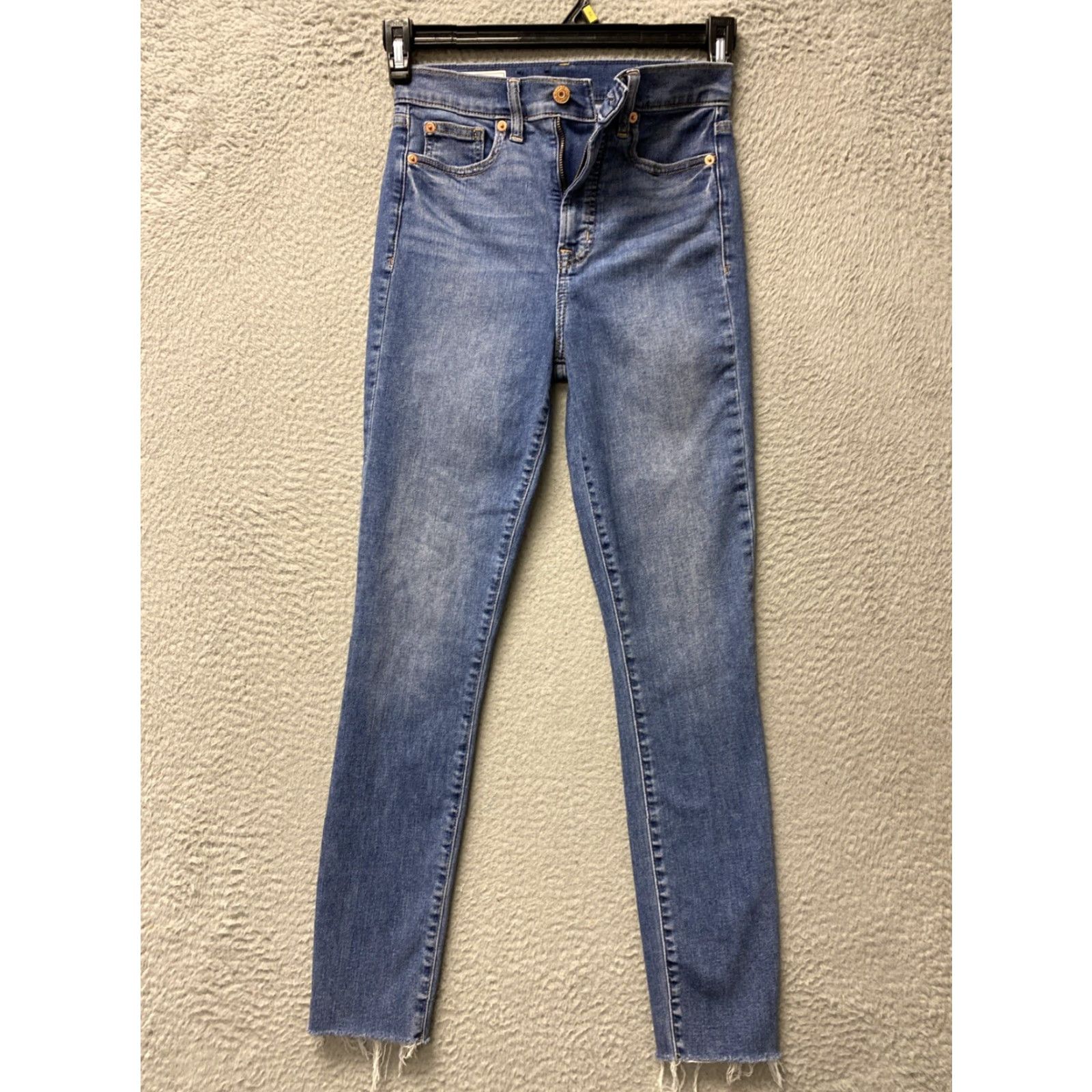 Gap Gap Womens Waist 25 Regular Skinny Pockets Denim Blue Jeans Leggings /129-31 Size 42" / US 20 - 4 Thumbnail