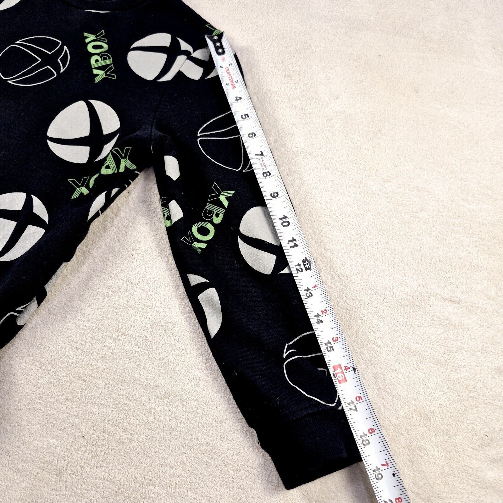 & Other Stories XBOX Logo Black Gamer Sweater 10-11 Year Unisex Youth Size XL / US 12-14 / IT 48-50 - 4 Thumbnail