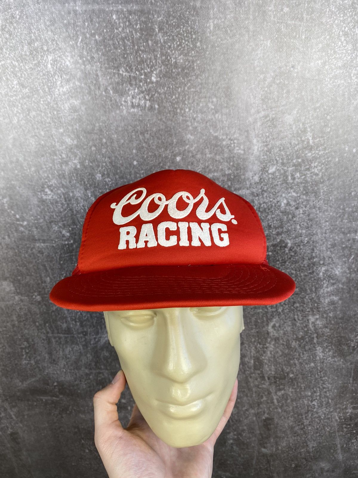 NASCAR × Vintage 1980s Vintage Coors Racing Foam Trucker Hat Cap Size ONE SIZE - 1 Thumbnail