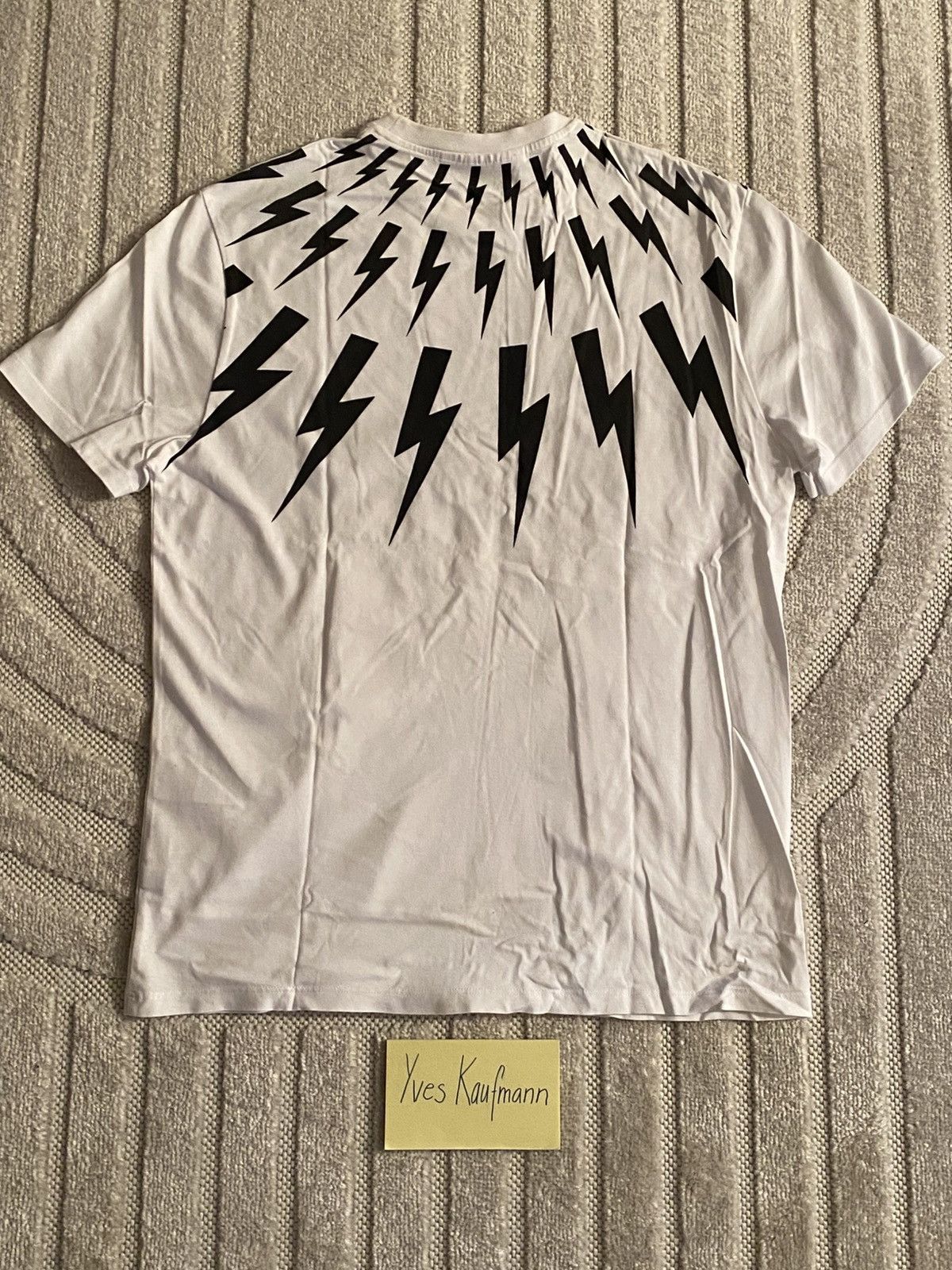 Neil Barrett Neil Barrett FairIsle Thunderbolt T-Shirt (Size M) Size US M / EU 48-50 / 2 - 2 Thumbnail