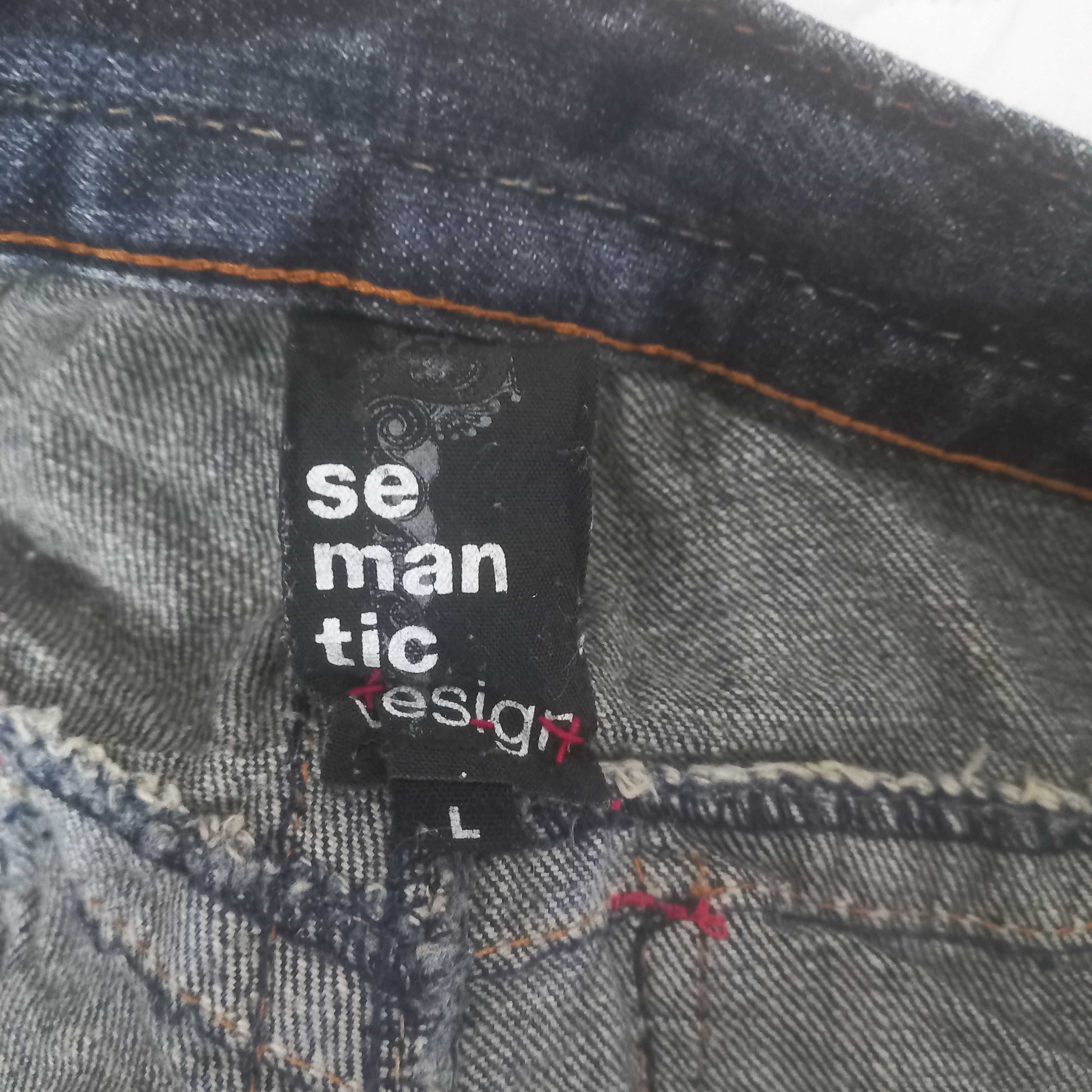 Japanese Brand × semanticdesign Semantic Design Distressed Denim Japanese Brand Size US 32 / EU 48 - 2 Thumbnail