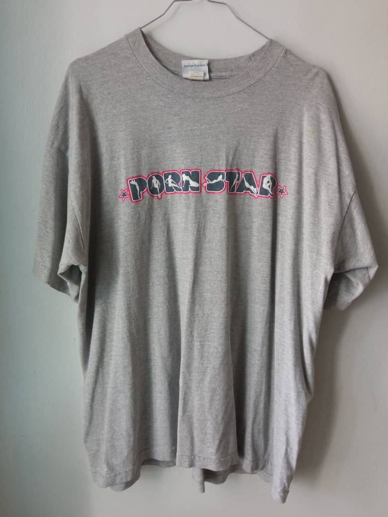 Hook-Ups Vintage PornStar 90s T Shirt Tee Size US L / EU 52-54 / 3 - 1 Thumbnail