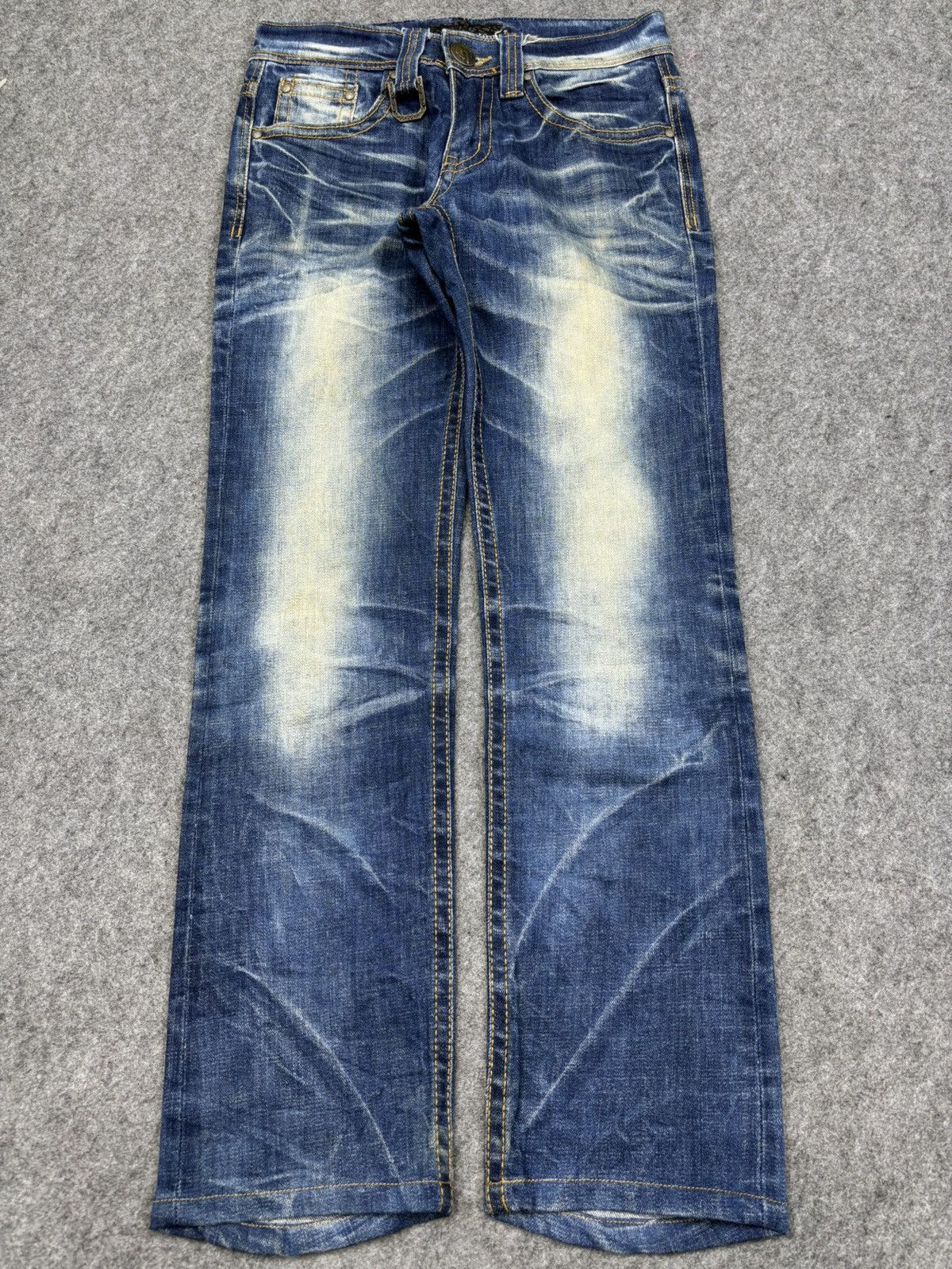 Japanese Brand Xfrm Japan Punk Skull Street Denim F744 Size US 28 / EU 44 - 22 Thumbnail