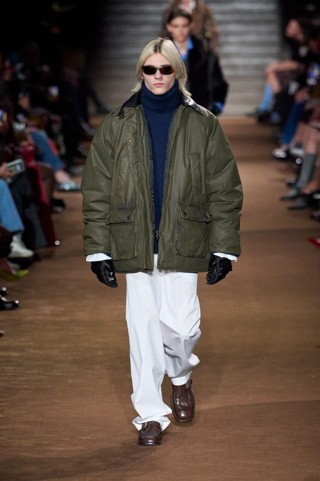 Miu Miu MIU MIU 2024AW Waxed Canvas Boulson Jacket (ML1104) Size US XXS / EU 40 - 3 Thumbnail