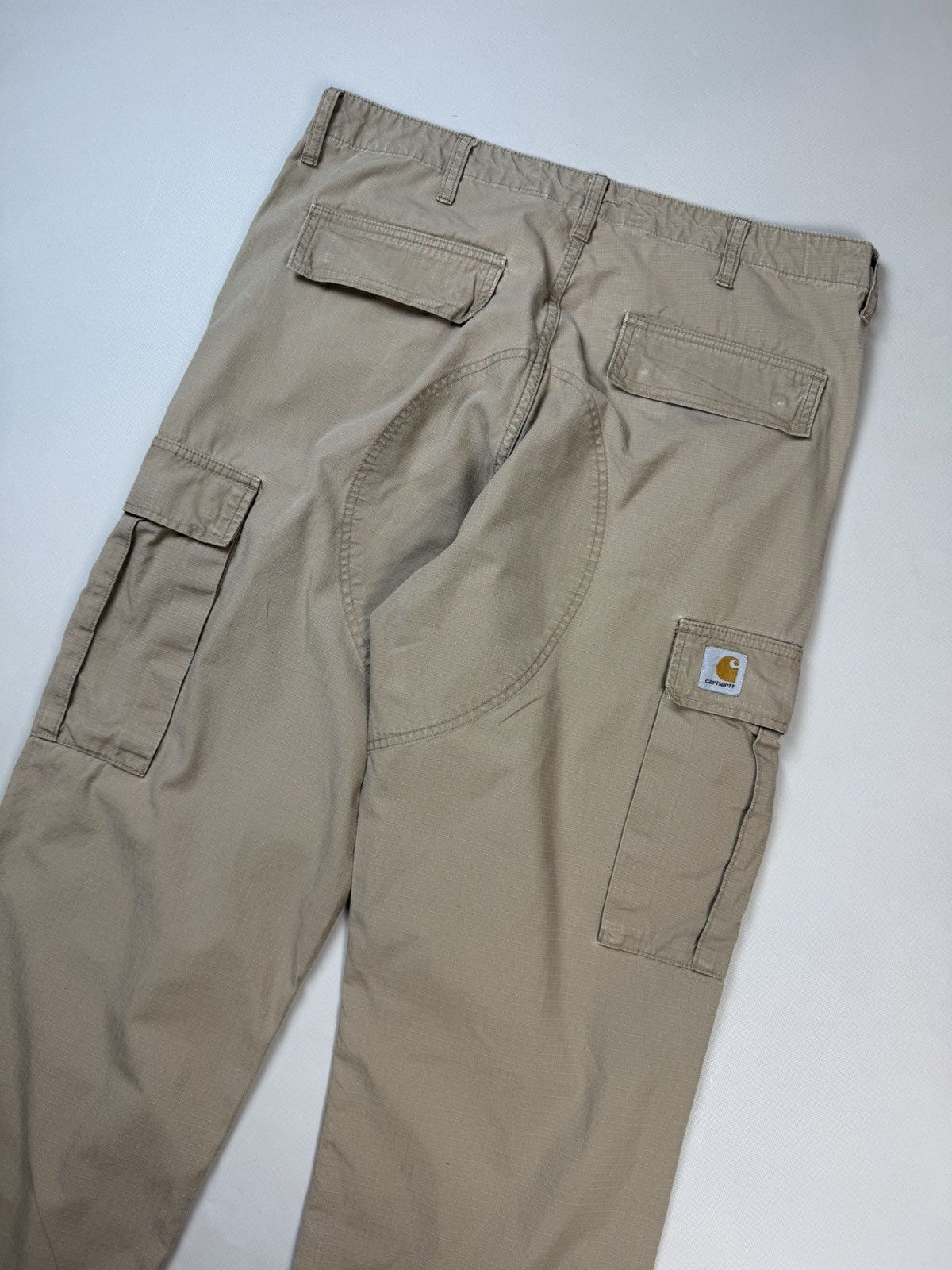 Carhartt Carhartt WIP Men’s Regular Distressed Cargo Pants Trousers Size US 34 / EU 50 - 2 Thumbnail