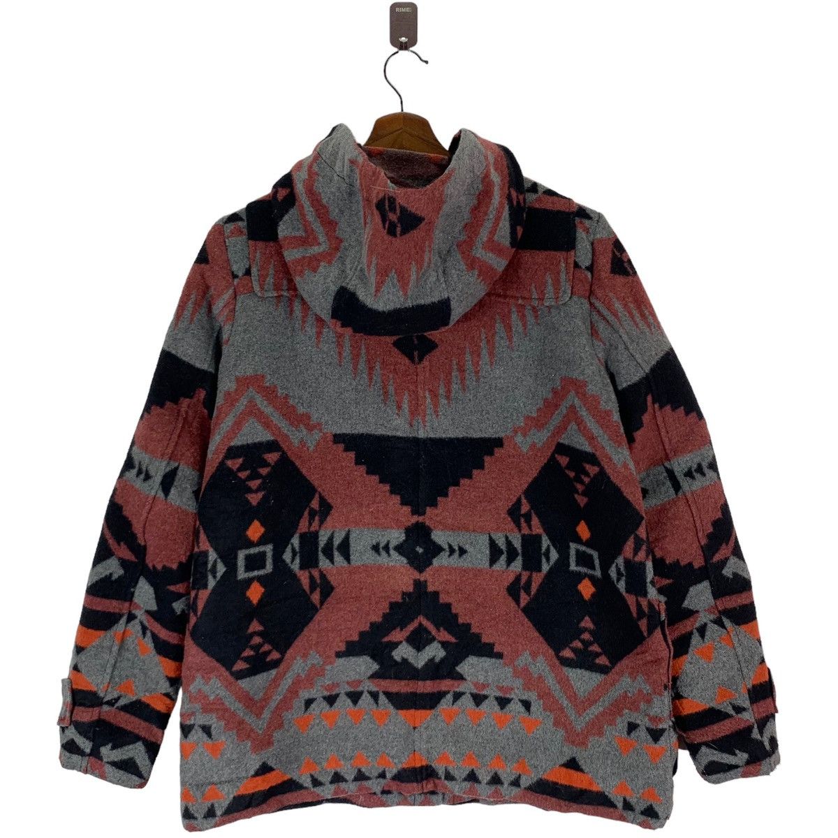 Aztech Mountain × Gap × Native VINTAGE GAP DUFFLE NATIVE AMERICAN WOOL COAT Size US M / EU 48-50 / 2 - 6 Thumbnail