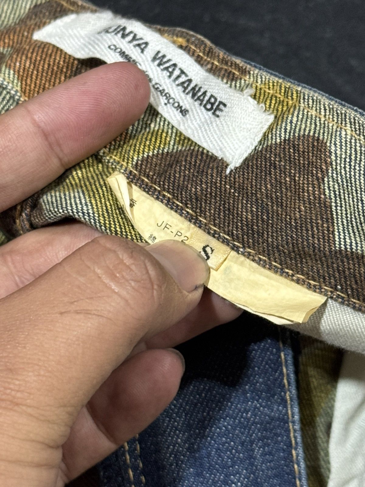 Junya Watanabe Junya Watanabe Comme Des Garcons Camouflage Denim Cargo Size US 30 / EU 46 - 8 Thumbnail