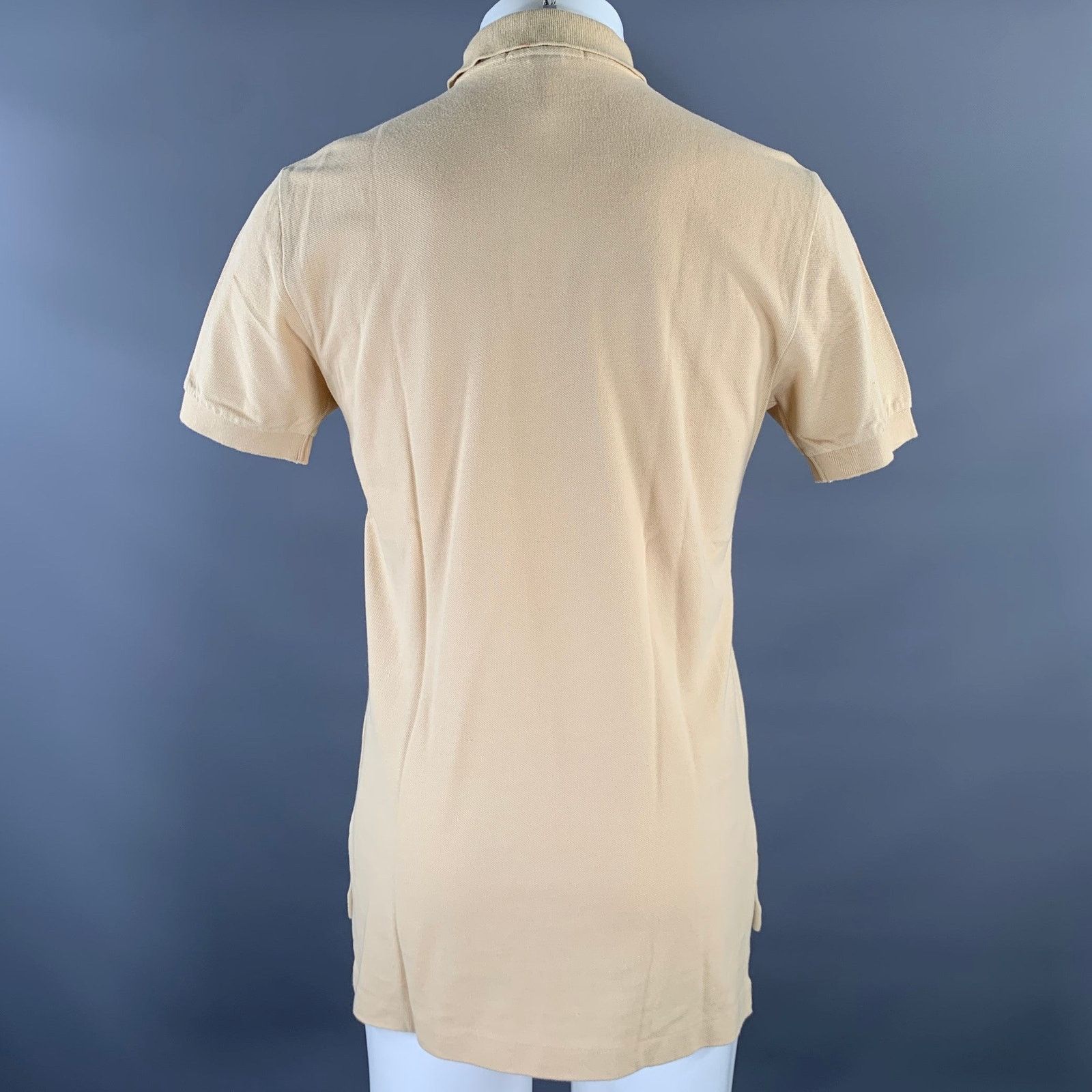 Ralph Lauren RALPH LAUREN Size S Khaki Yellow Logo Cotton Ribbed Polo Size US S / EU 44-46 / 1 - 3 Thumbnail