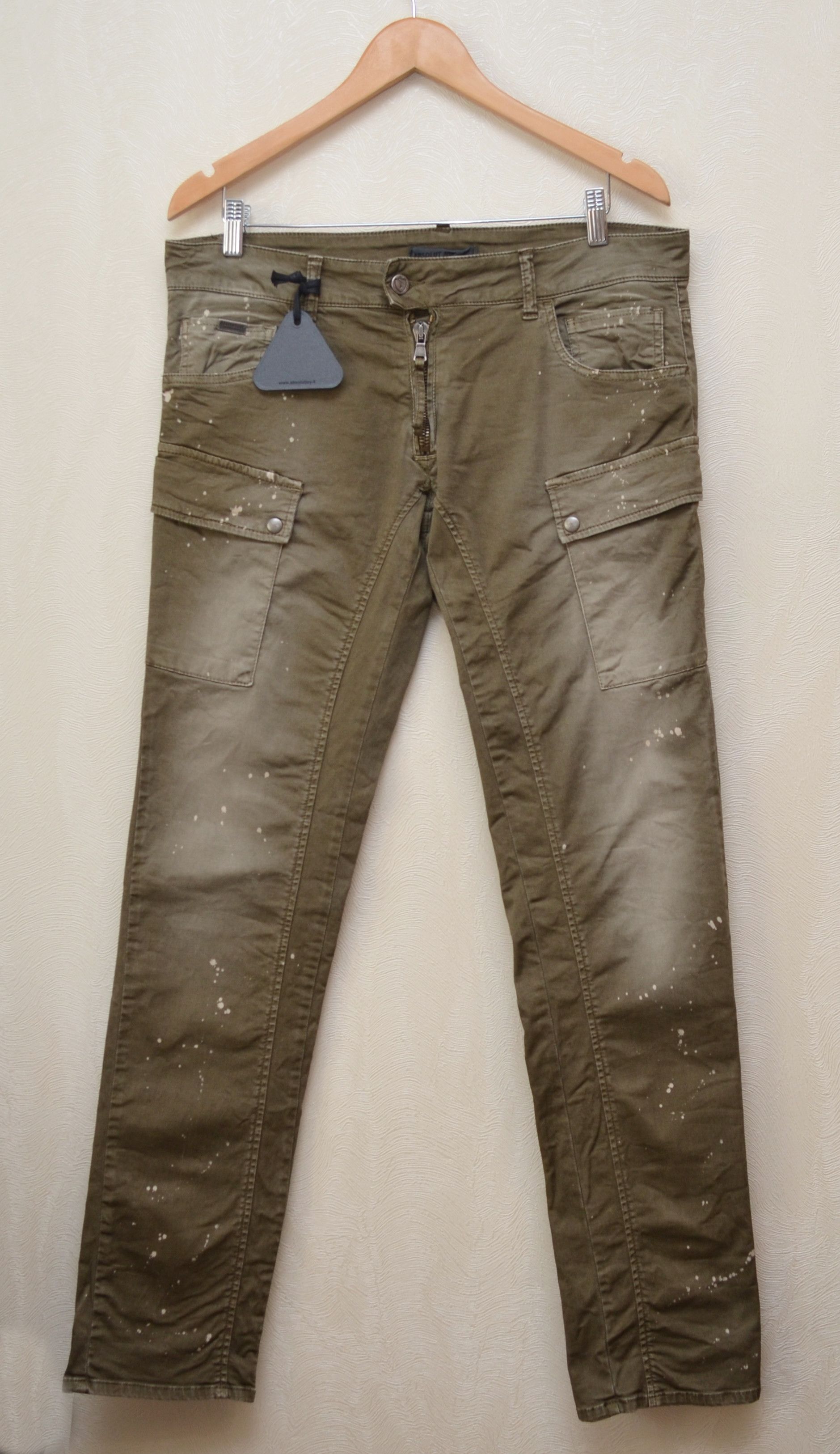 Other RARE 🔥 Absolut Joy Painted Cargo Pants Jeans Size W34 L32 Size US 34 / EU 50 - 1 Thumbnail