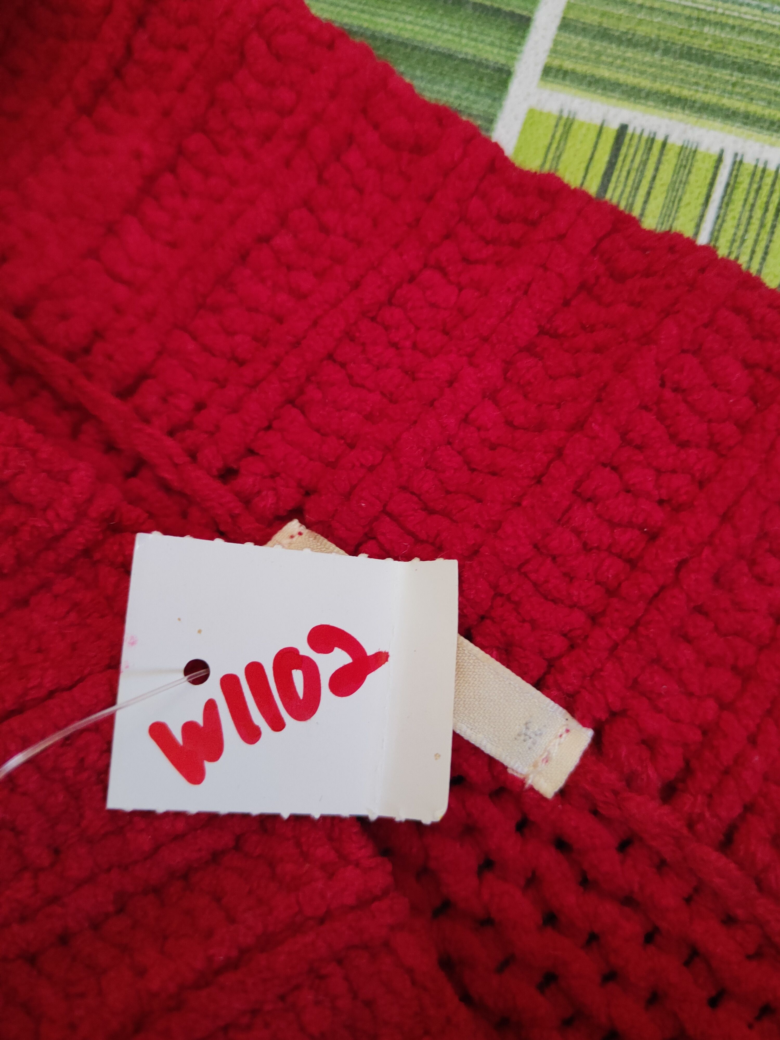 Aran Isles Knitwear GU Red japan Knitwear sweatshirt #W1102 Size US M / EU 48-50 / 2 - 11 Thumbnail
